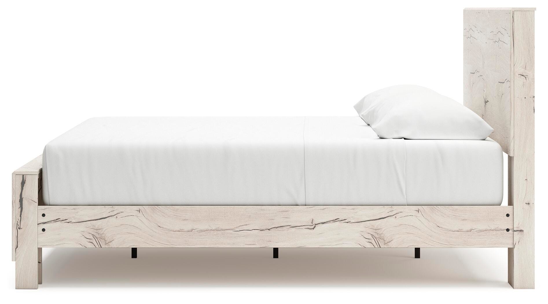 Cama con paneles Lawroy King con almacenamiento, tocador y espejo - image 14