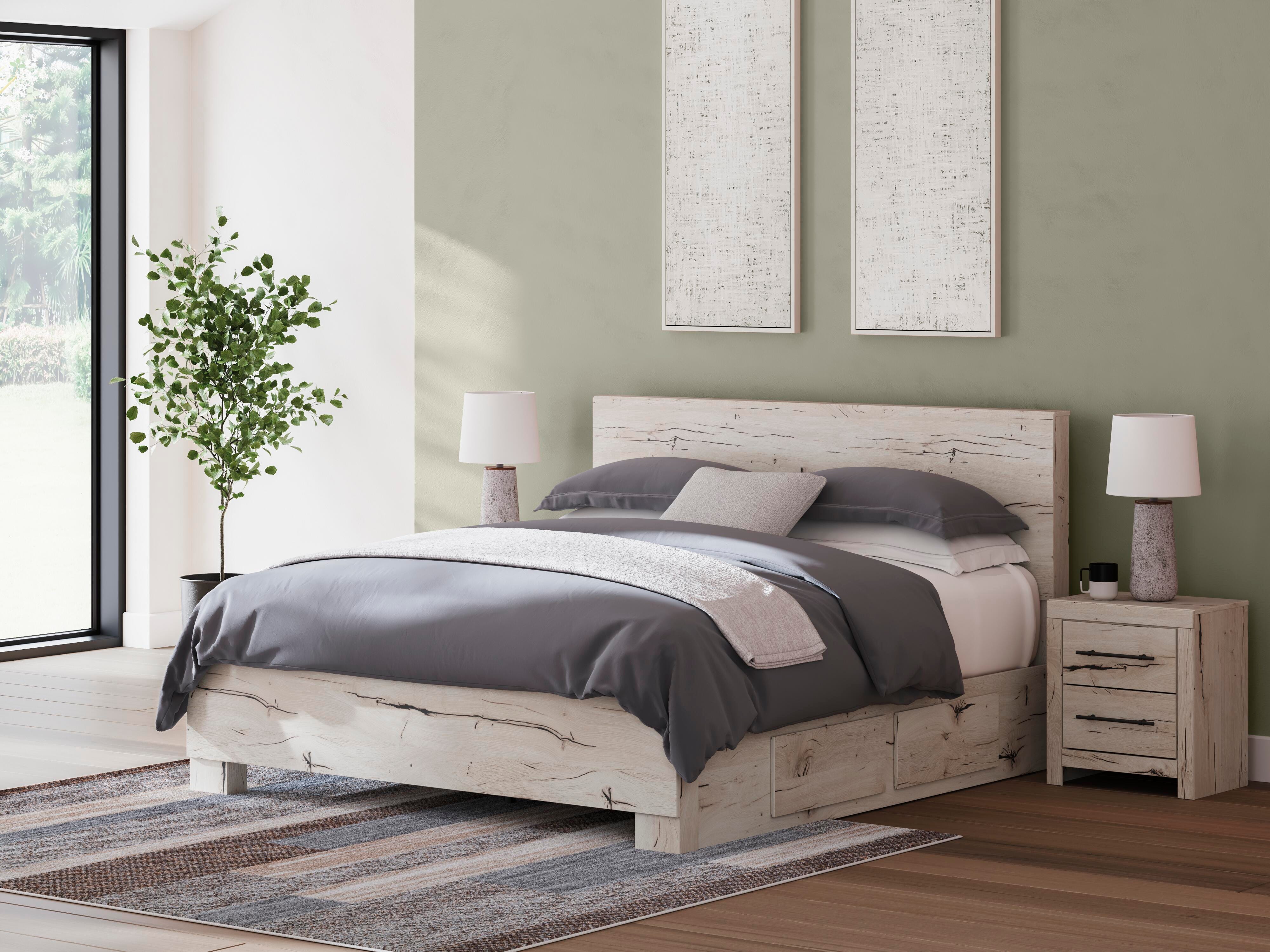 Lawroy King Panel Bed with Storage - image 1