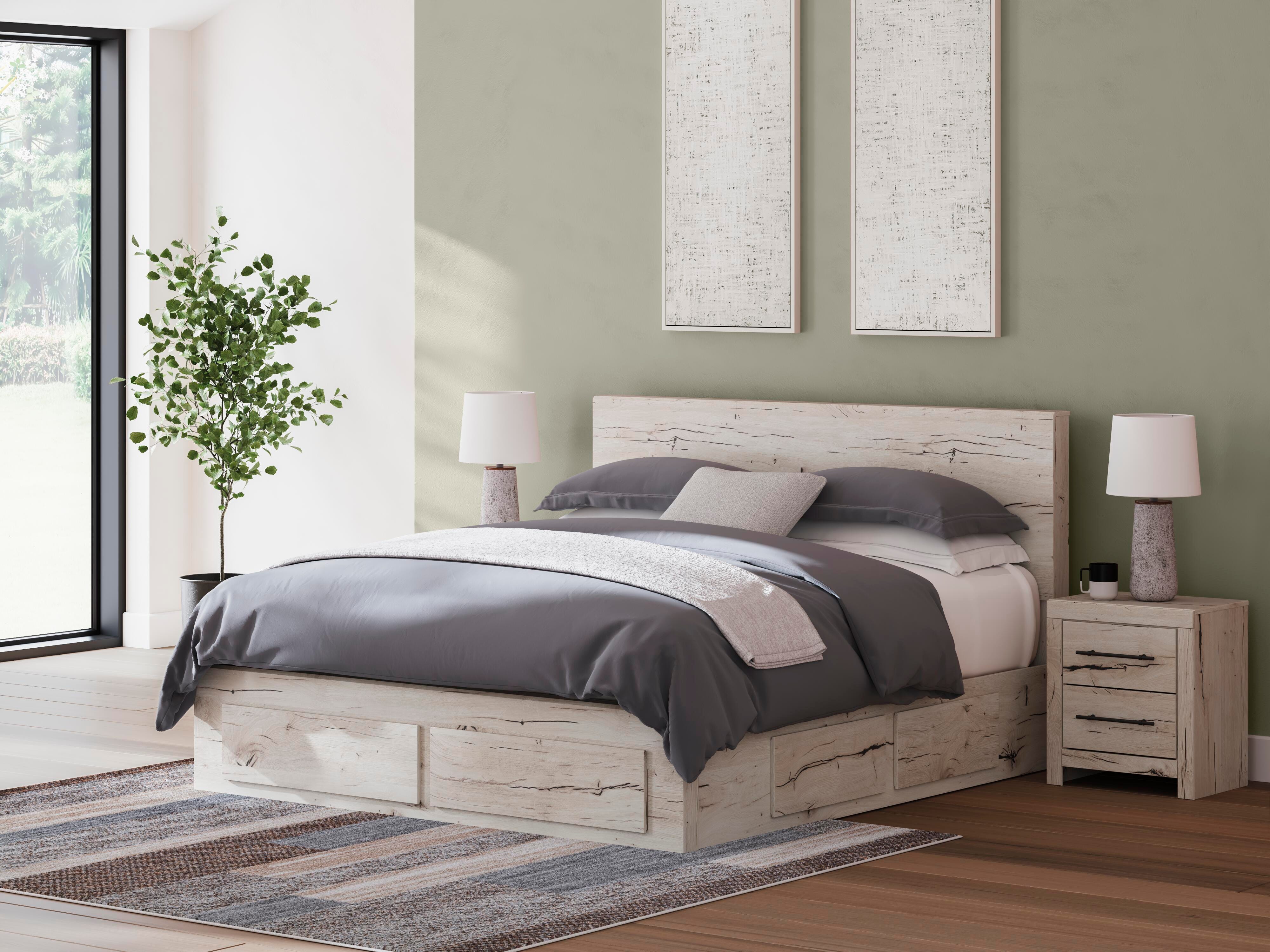 Lawroy King Panel Storage Bed - image 1
