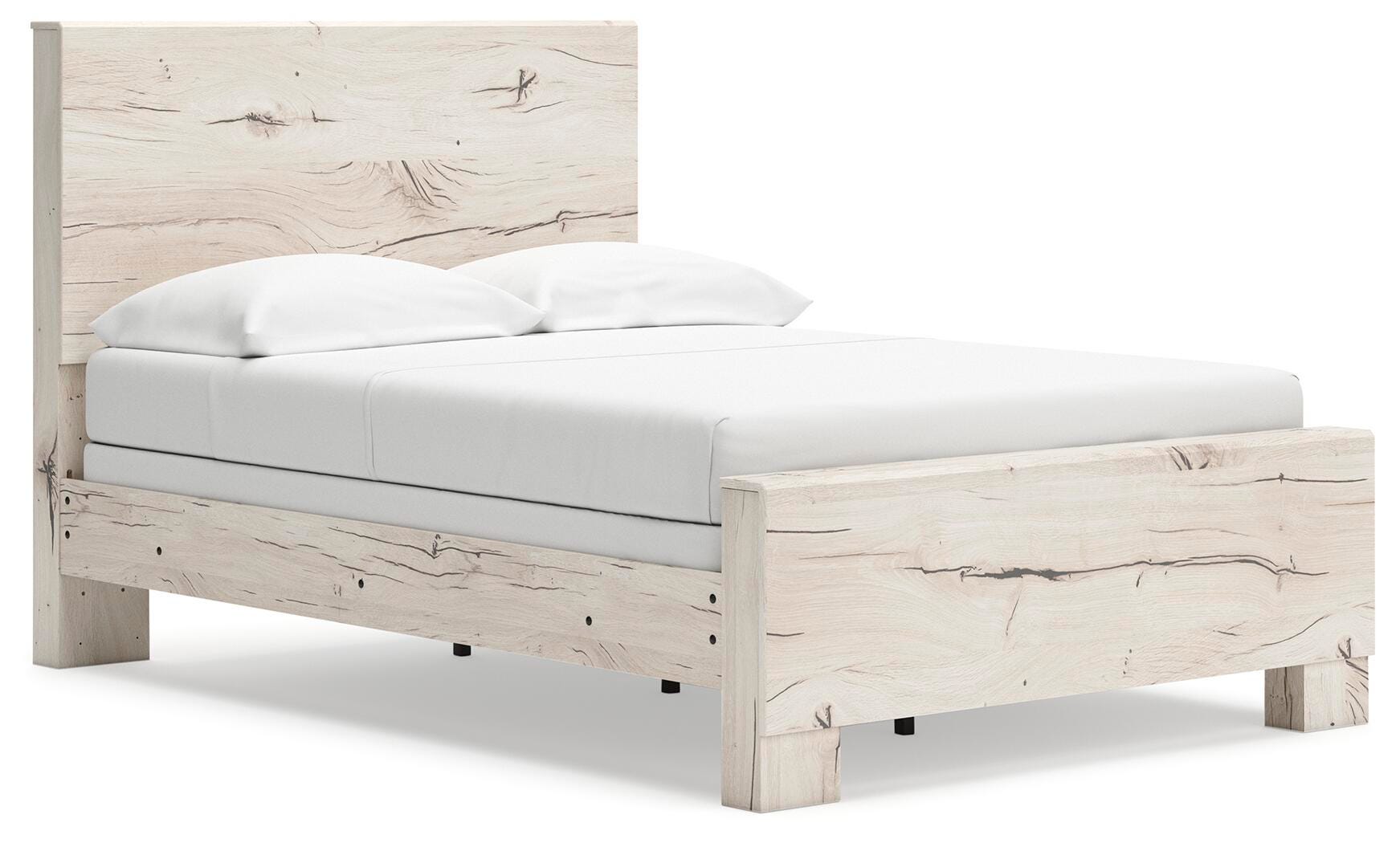 Cama de panel completo Lawroy, cómoda y espejo - image 9