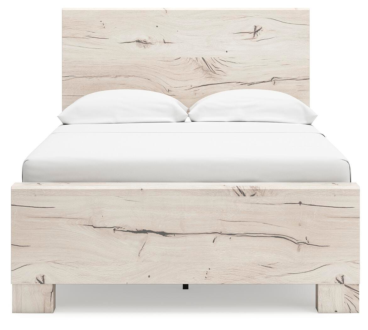 Cama de panel completo Lawroy, cómoda y espejo - image 11