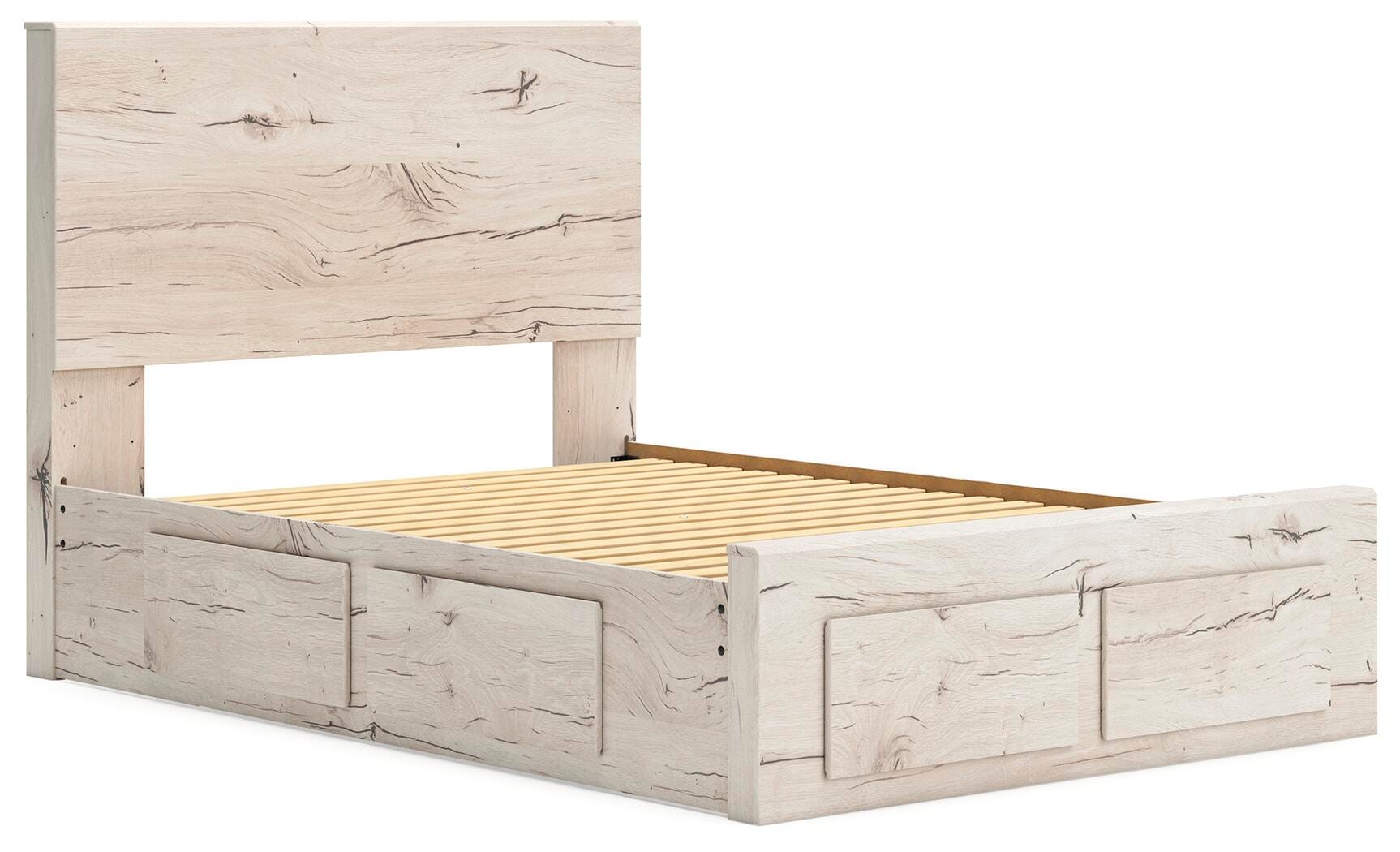 Cama con almacenaje, cómoda y espejo Lawroy Full Panel - image 11