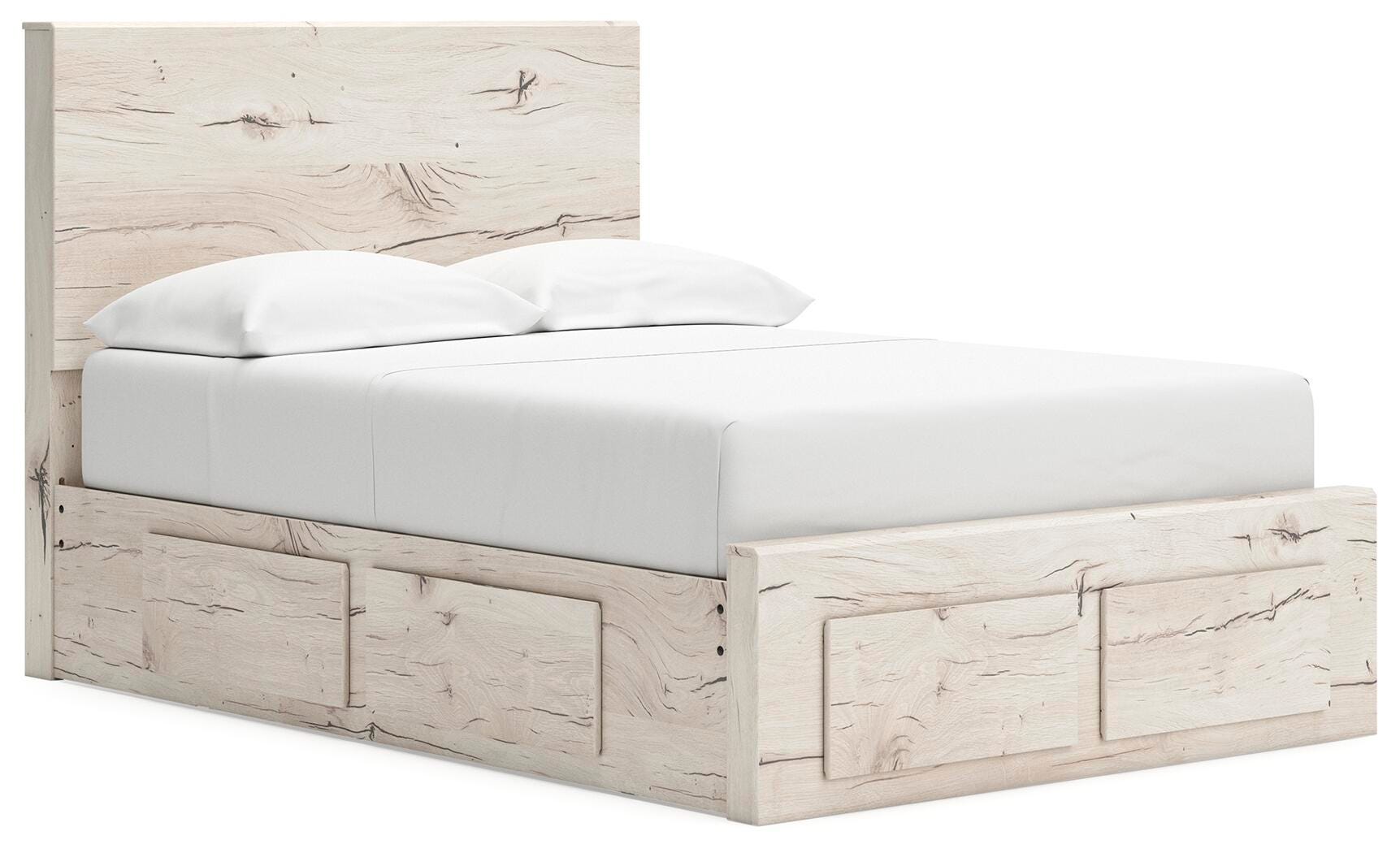 Cama con almacenaje, cómoda y espejo Lawroy Full Panel - image 9