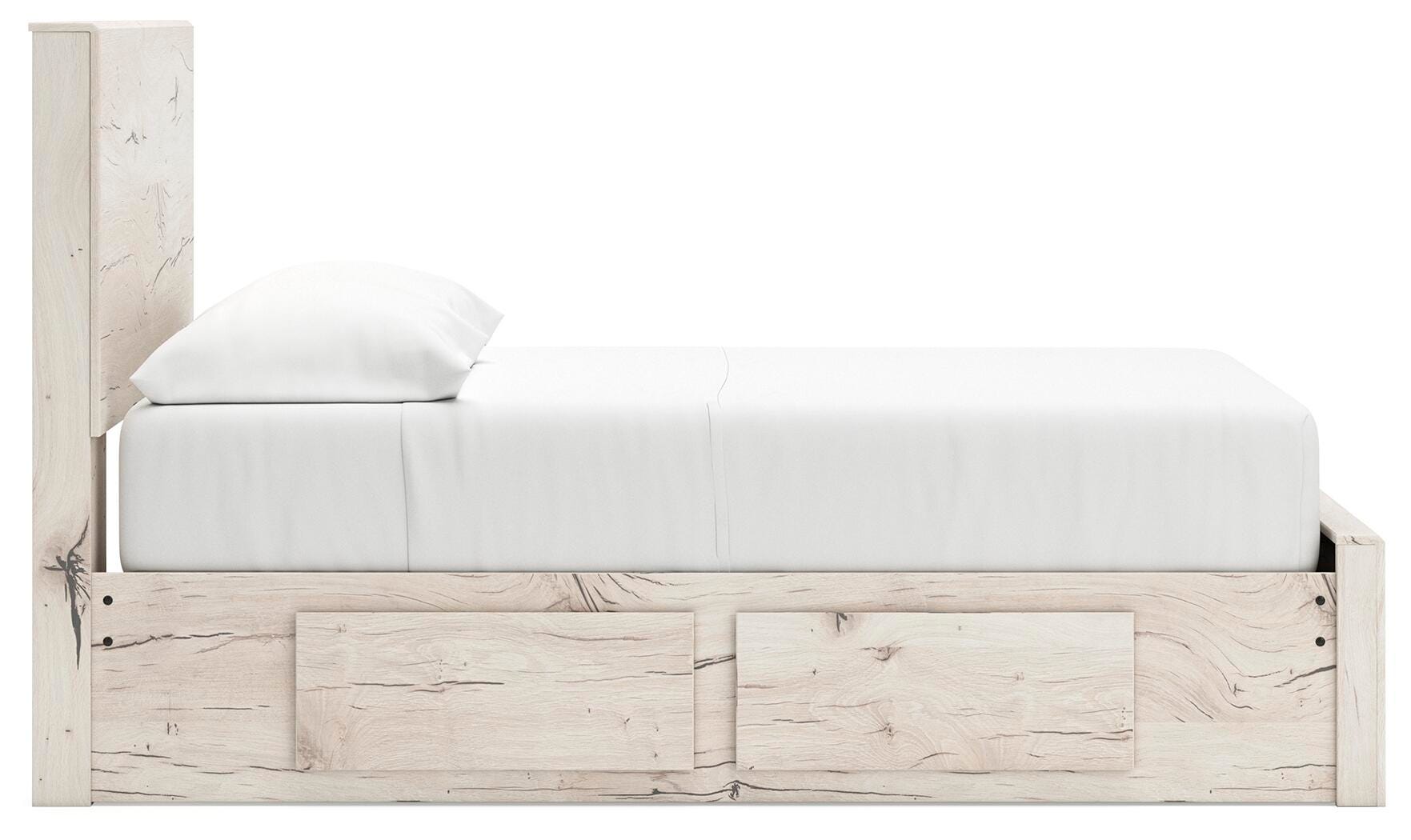 Cama con almacenaje, cómoda y espejo Lawroy Full Panel - image 16