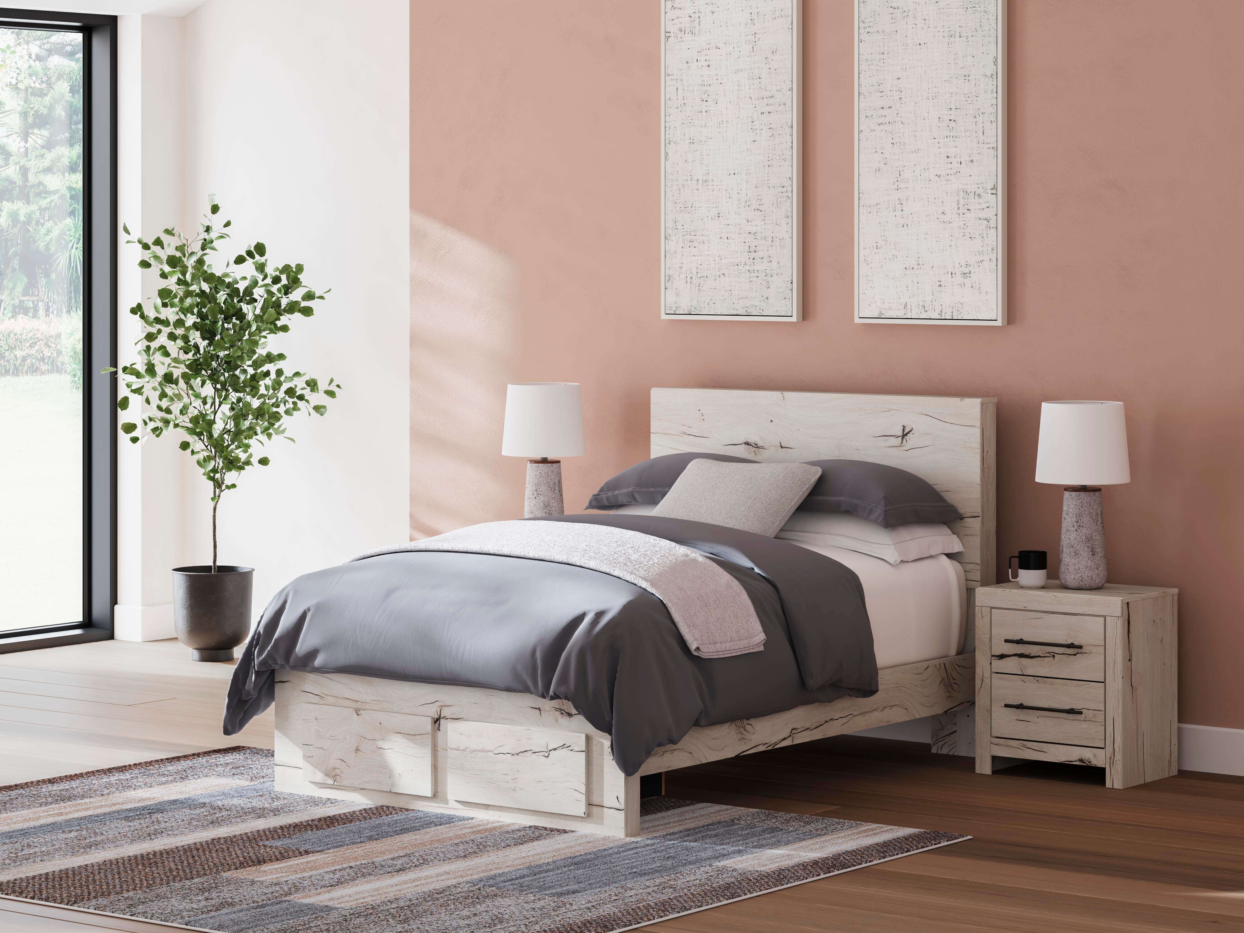 Cama con almacenaje Lawroy Full Panel - image 1