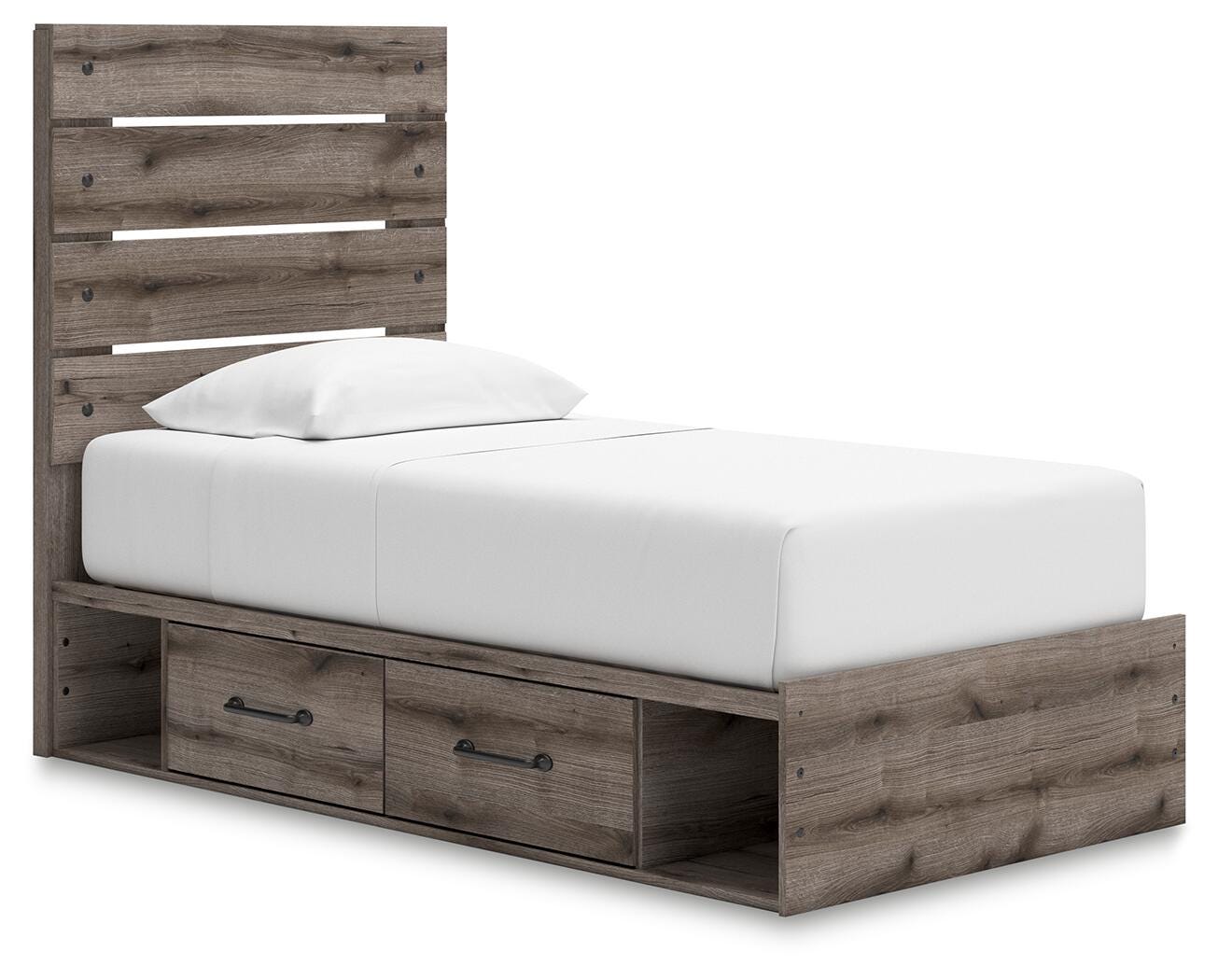 Urbanoore Twin Panel Bed with Storage - image 2
