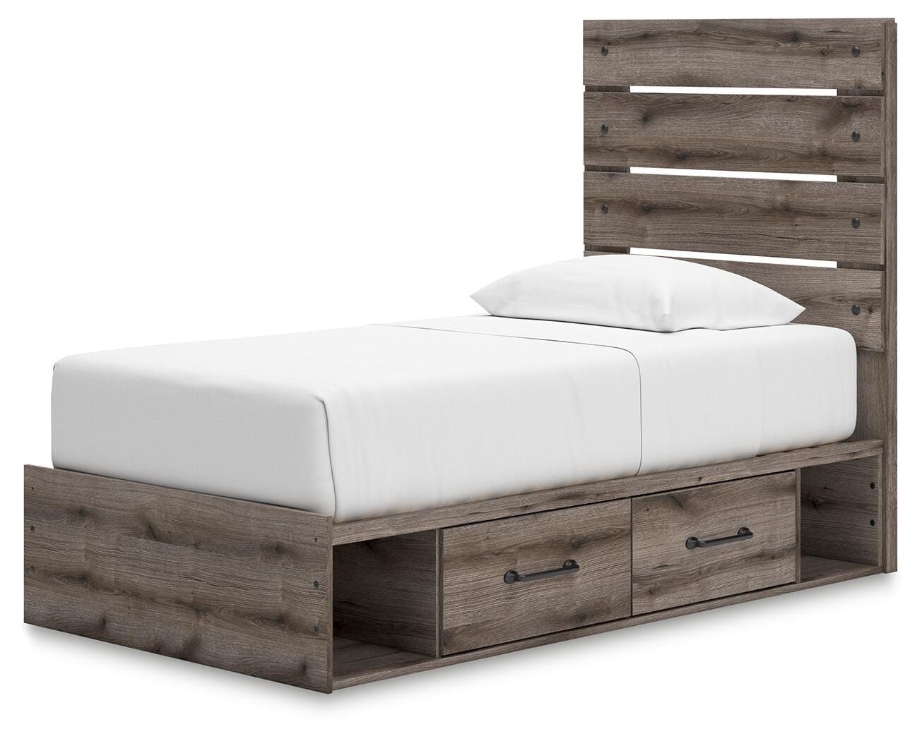 Urbanoore Twin Panel Bed with Storage - image 5