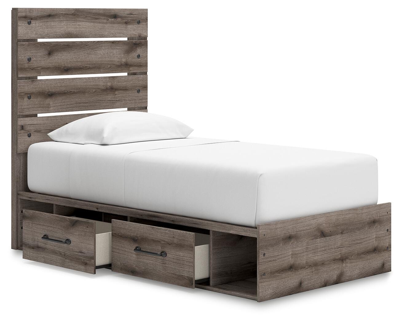 Urbanoore Twin Panel Bed with Storage - image 6