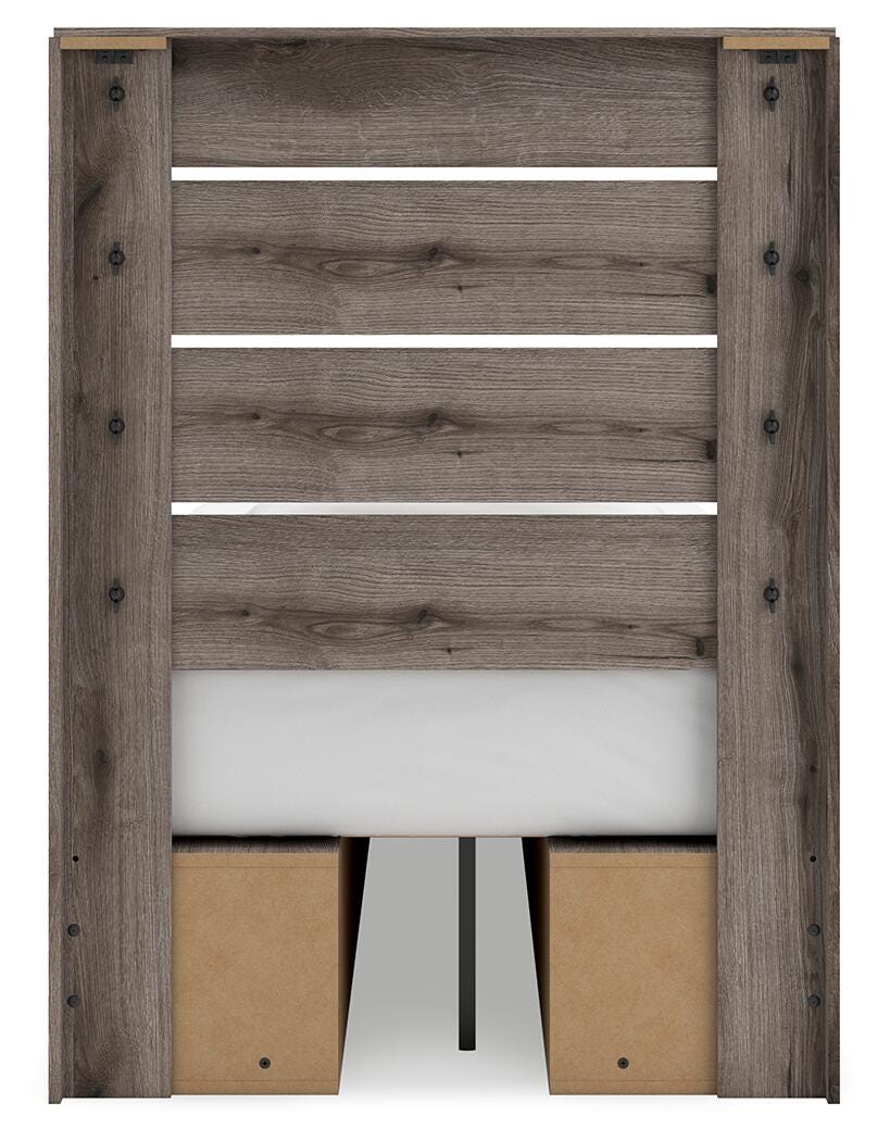 Urbanoore Twin Panel Bed with Storage - image 8