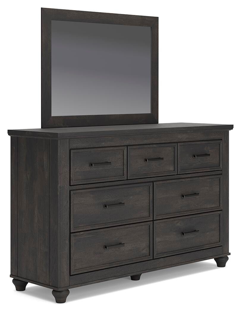 Gardanza 7 Drawer Dresser and Mirror | Ashley