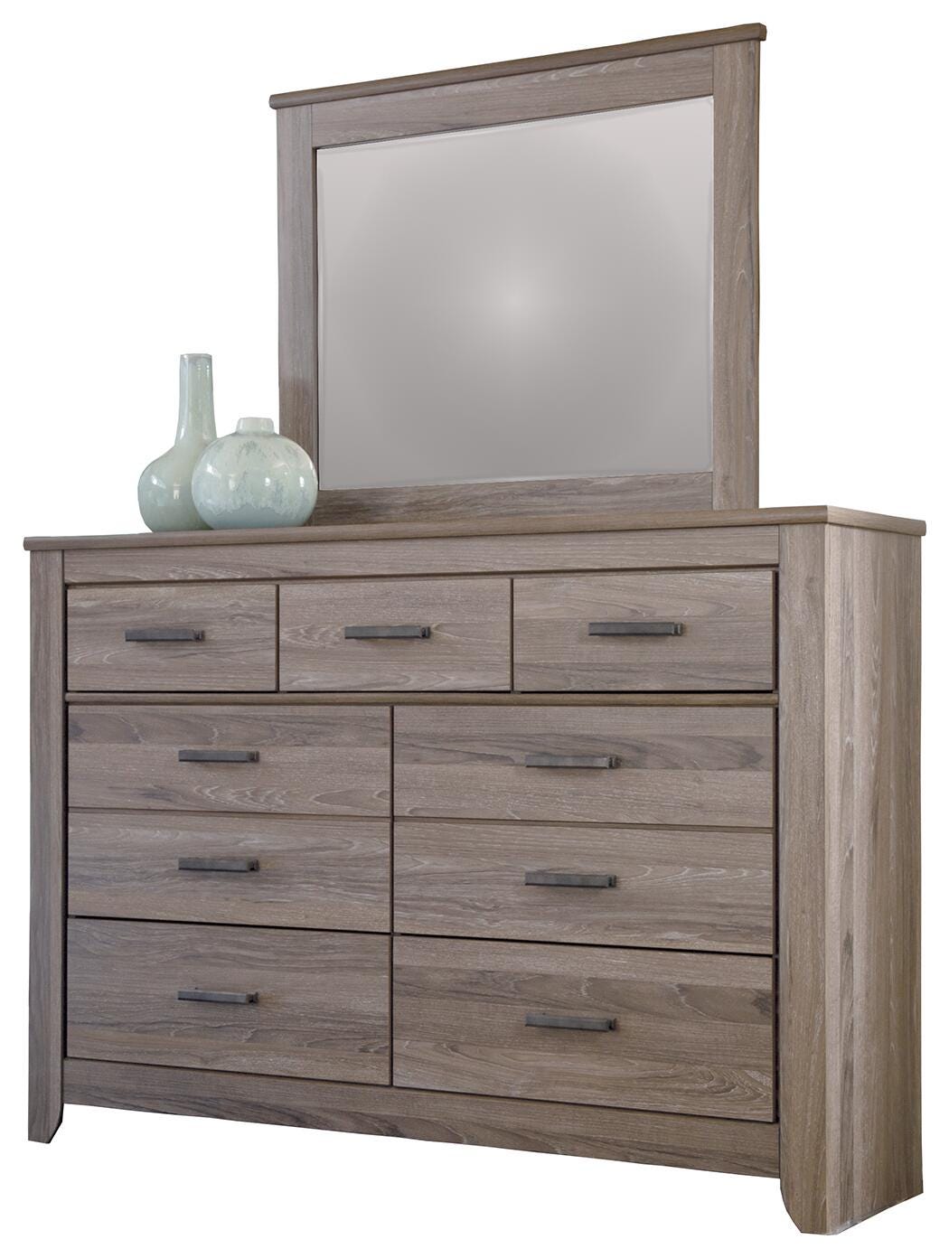ashley furniture green dresser Henley Scalloped Edge 6 Drawer Wide Dresser, Sage Green