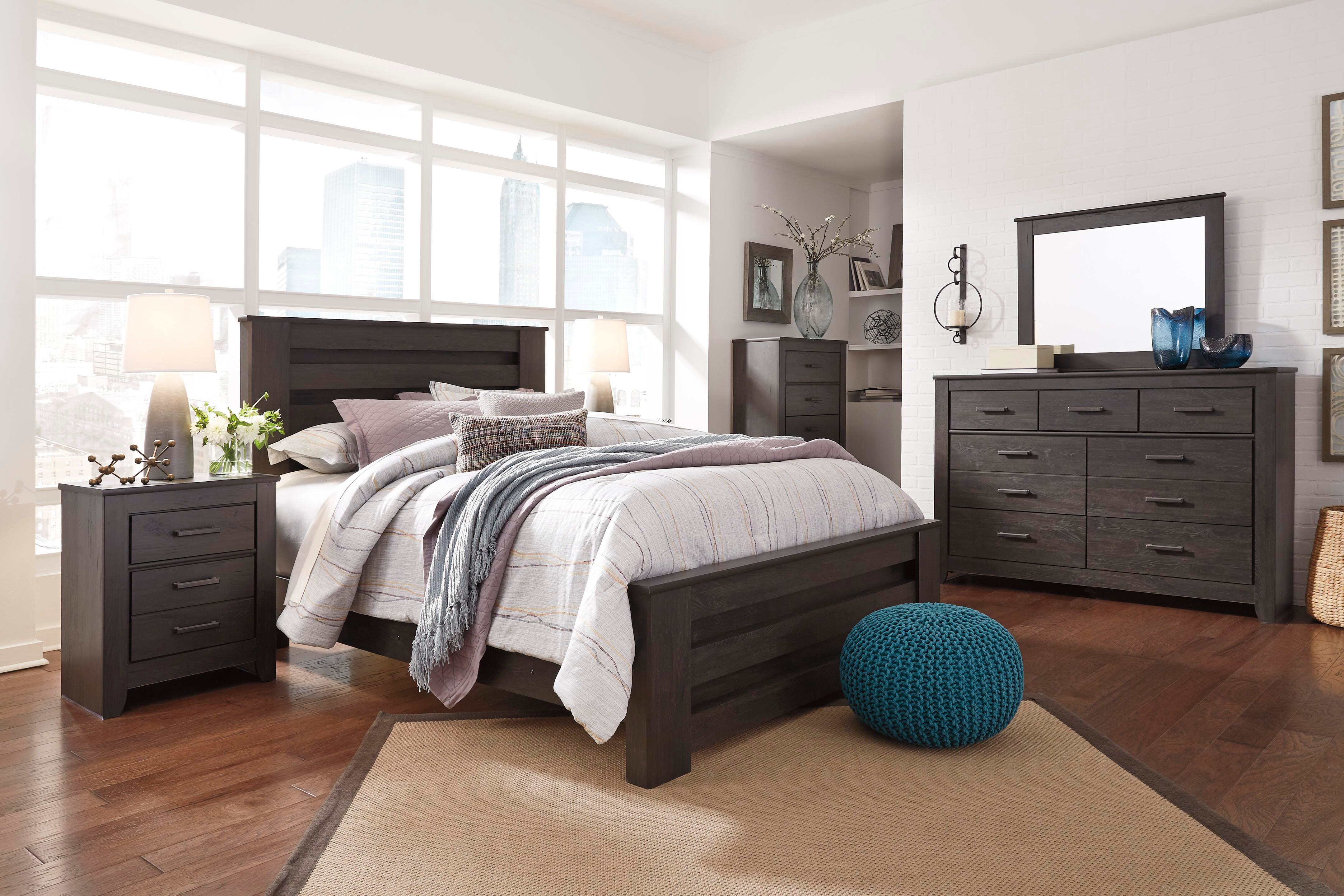 Cama de panel Queen Brinxton - image 5