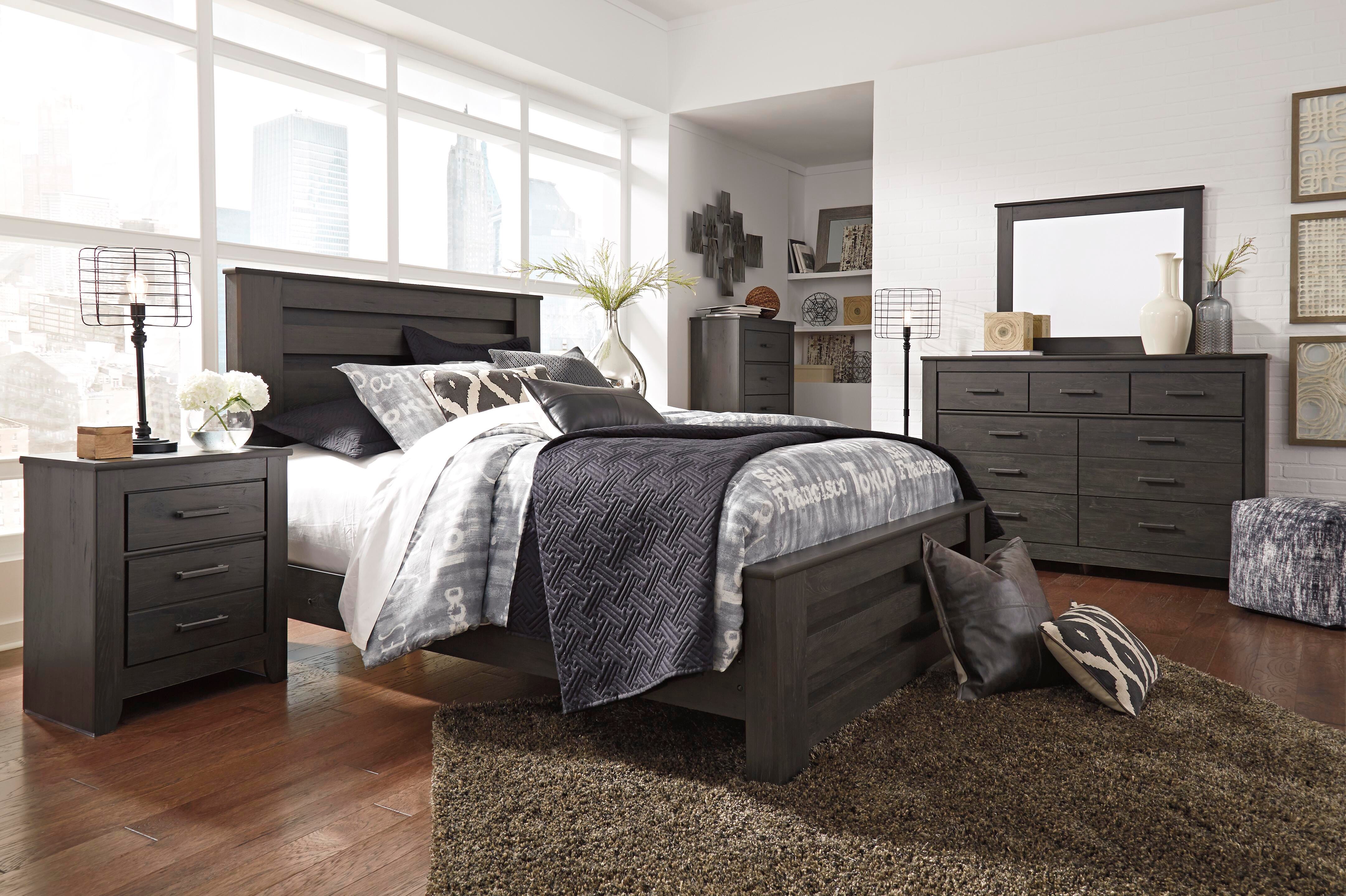 Cama de panel Queen Brinxton - image 4