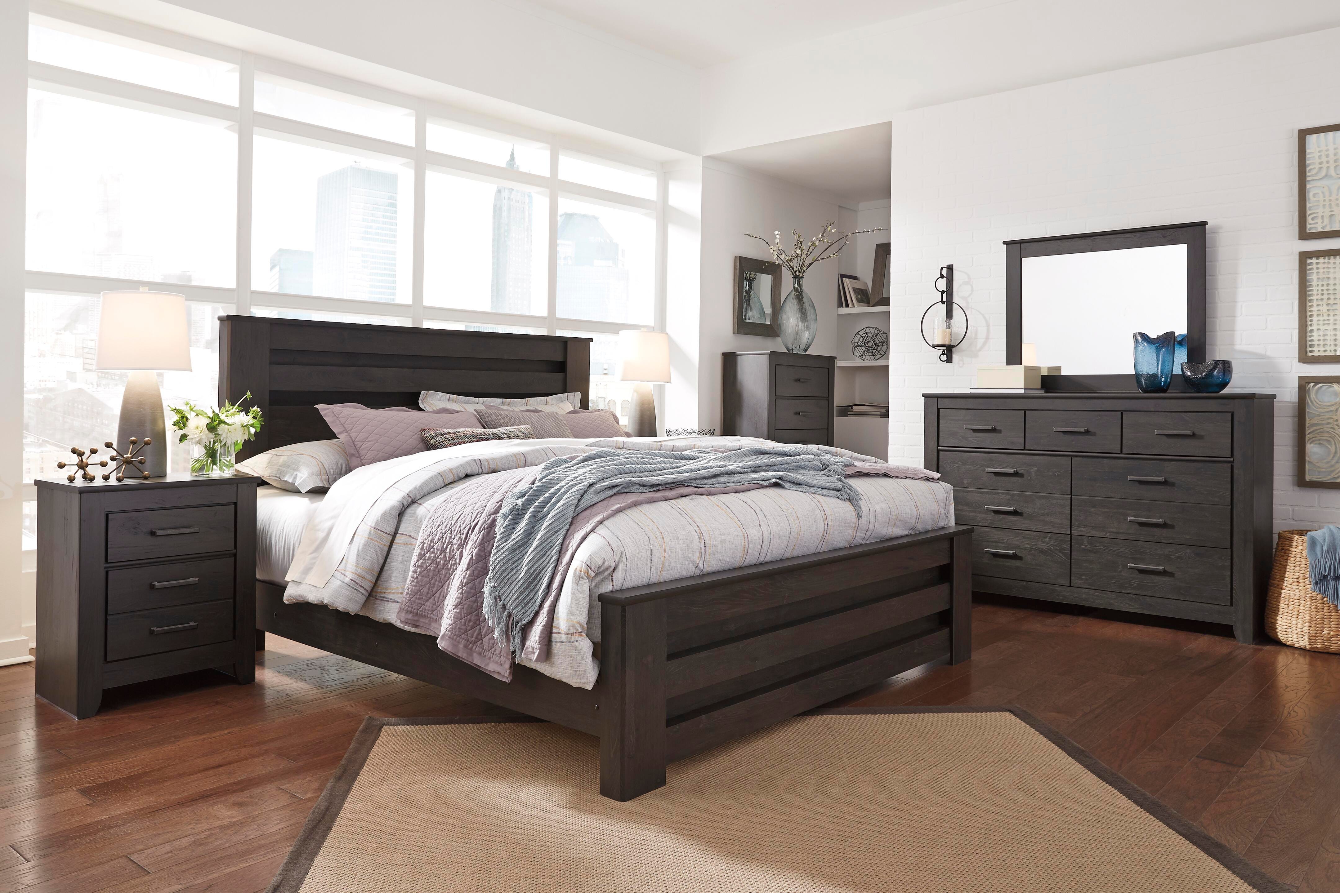 Cama de panel King Brinxton - image 6