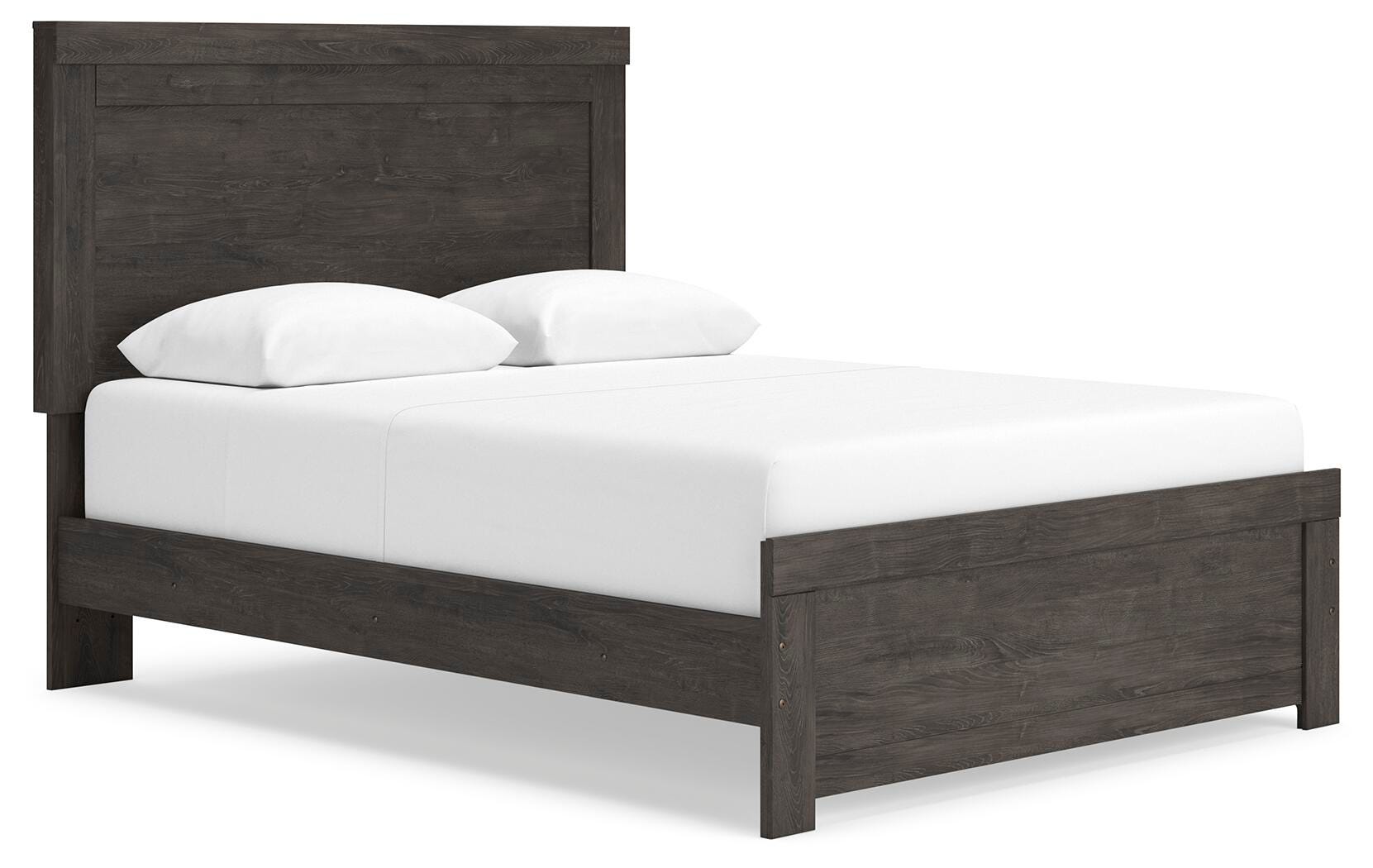 Brinxton Queen Panel Bed, Charcoal, large
