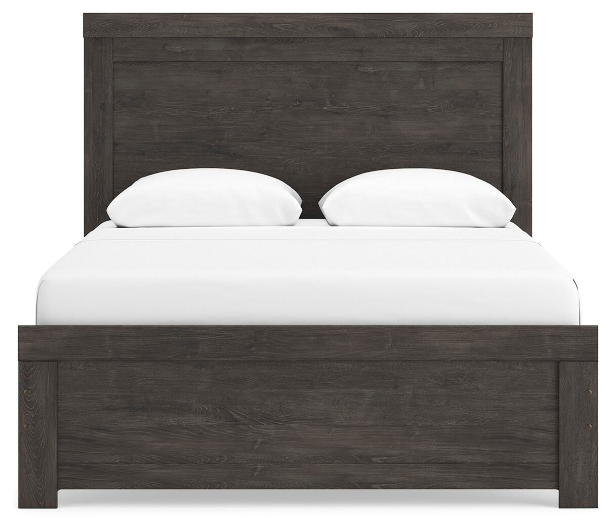 Brinxton Queen Panel Bed, Charcoal, large