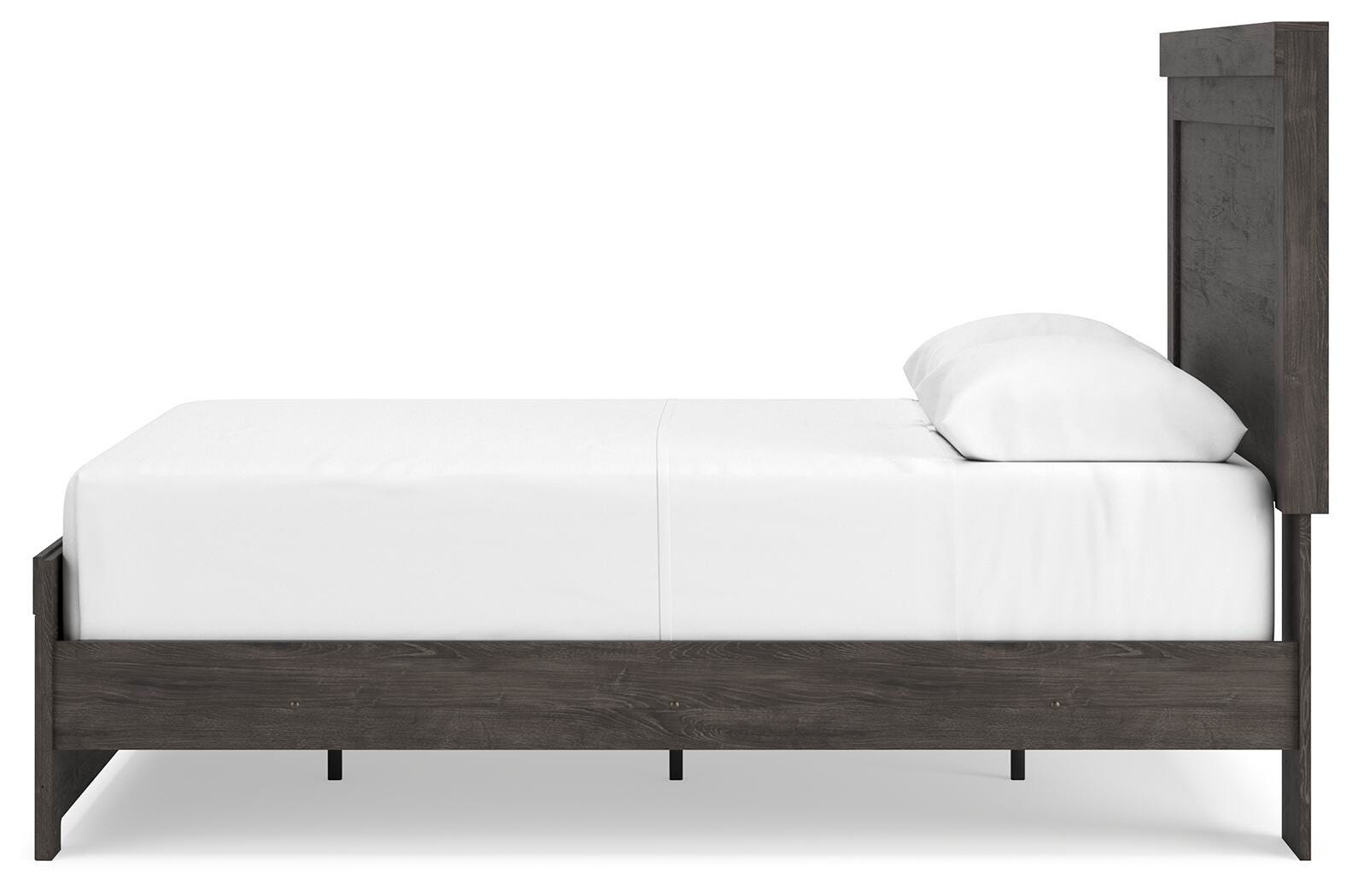 Brinxton Queen Panel Bed, Charcoal, large
