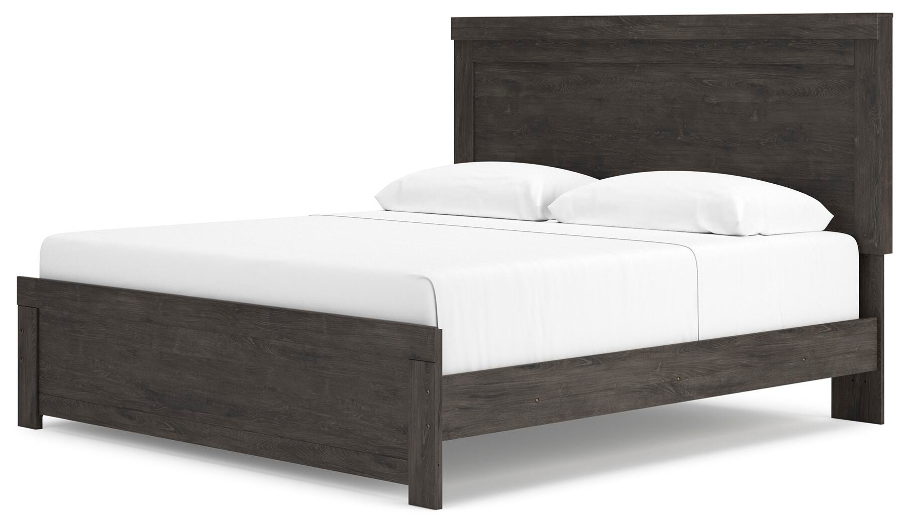 Brinxton King Panel Bed, Charcoal, large