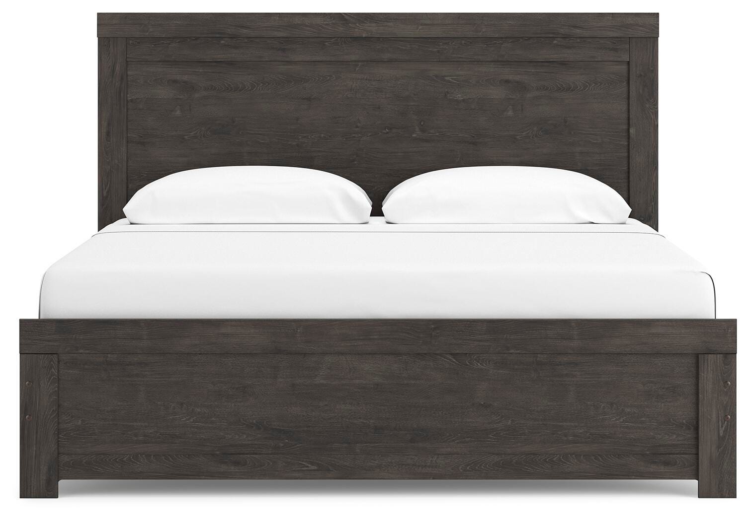 Brinxton King Panel Bed, Charcoal, large