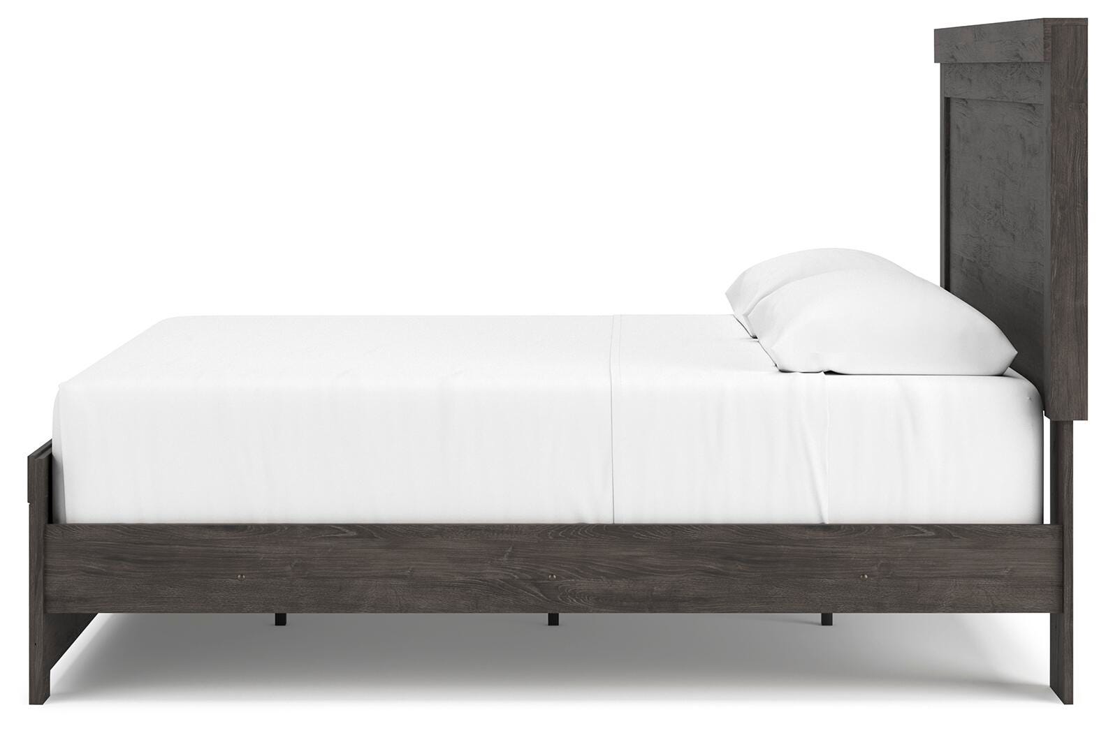 Brinxton King Panel Bed, Charcoal, large
