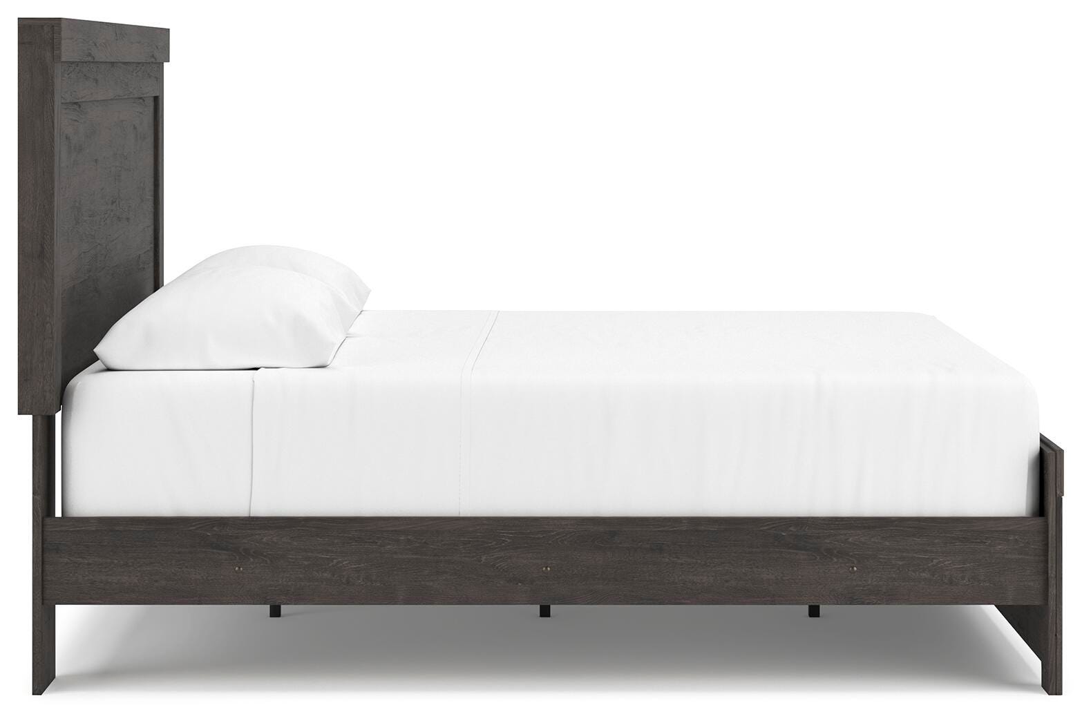 Brinxton King Panel Bed, Charcoal, large