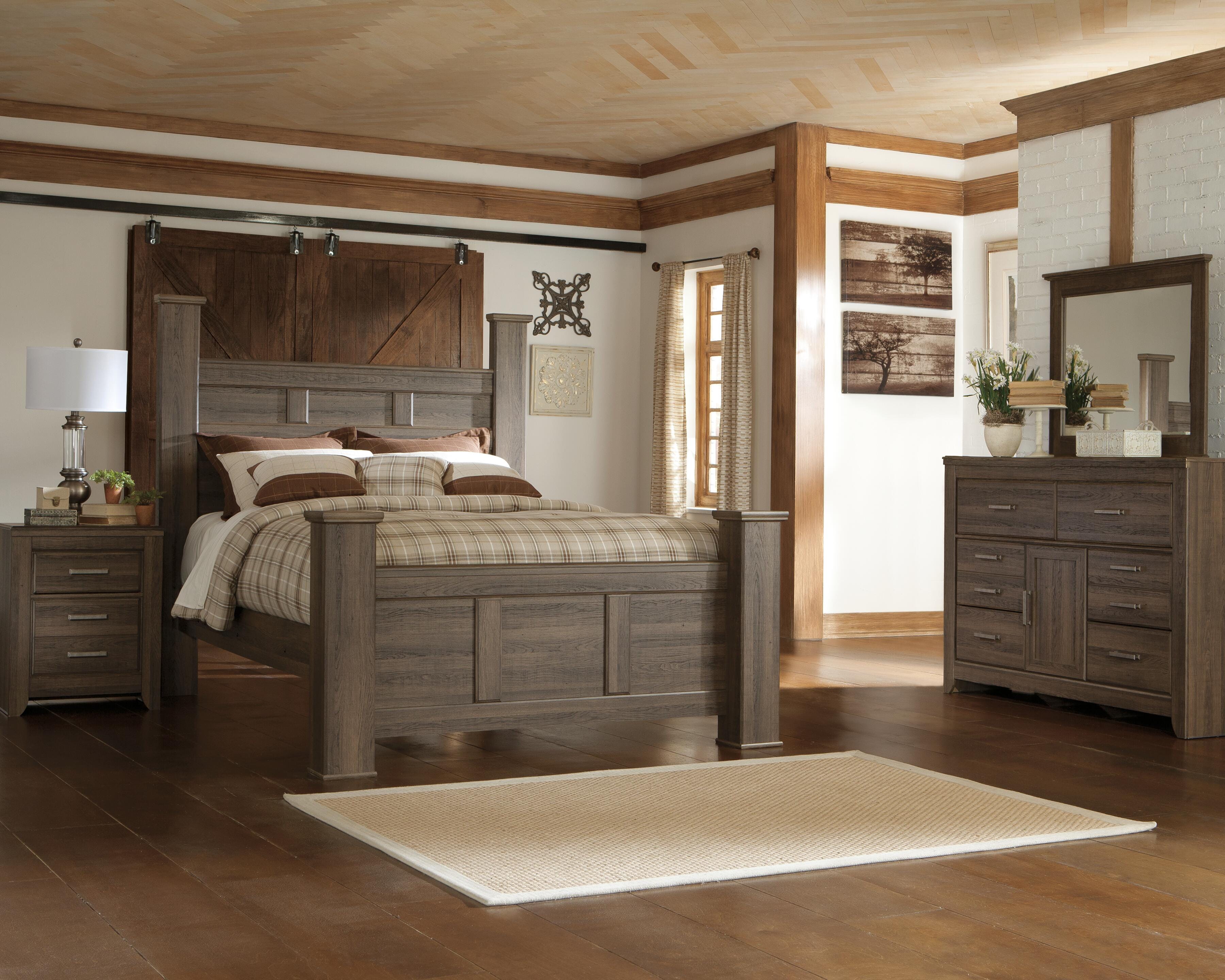 Cama con dosel, cómoda y espejo Juararo - image 1