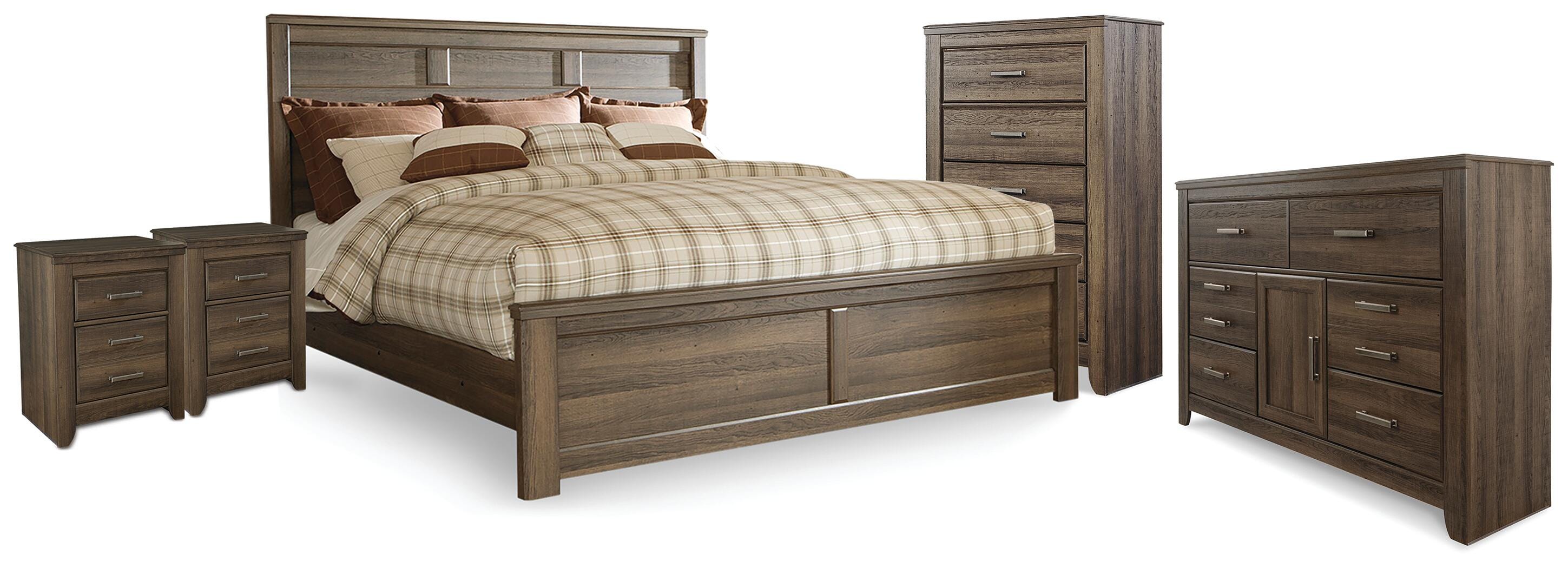 Juararo King Panel Bed, Dresser, Chest and 2 Nightstands - image 1