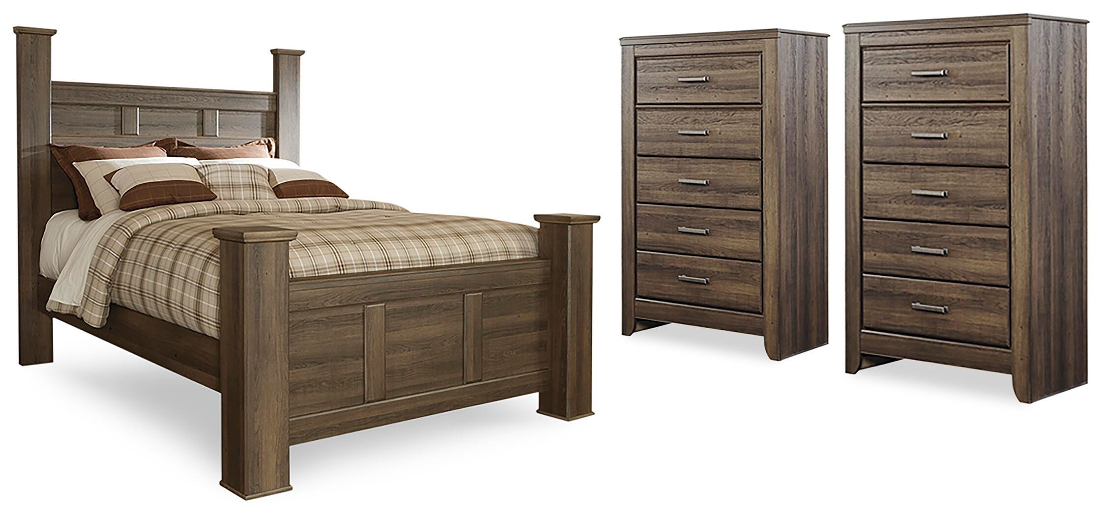 Cama Queen y 2 cómodas Juararo - image 1