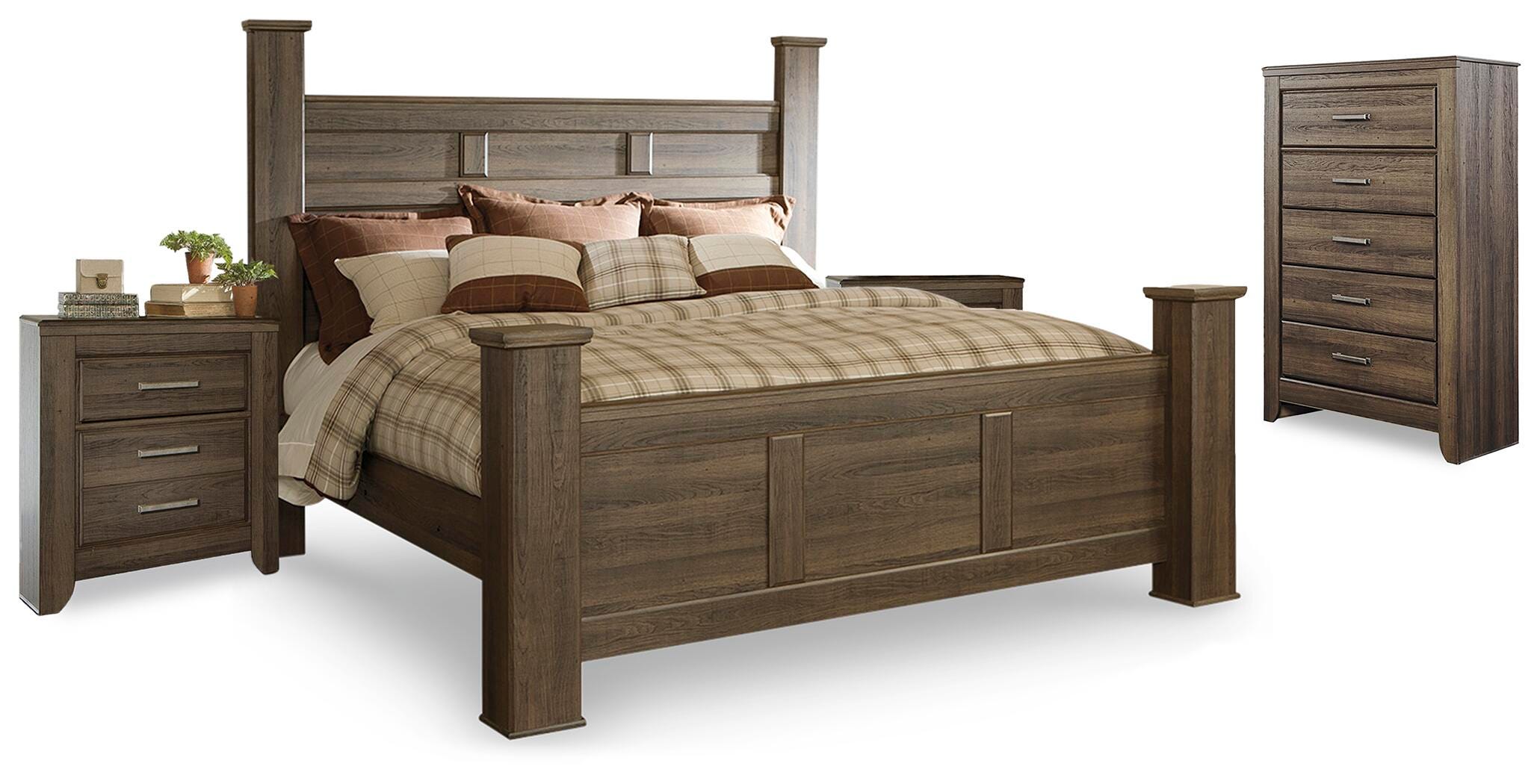 Cama Juararo King, Cómoda y 2 Mesitas de Noche - image 1