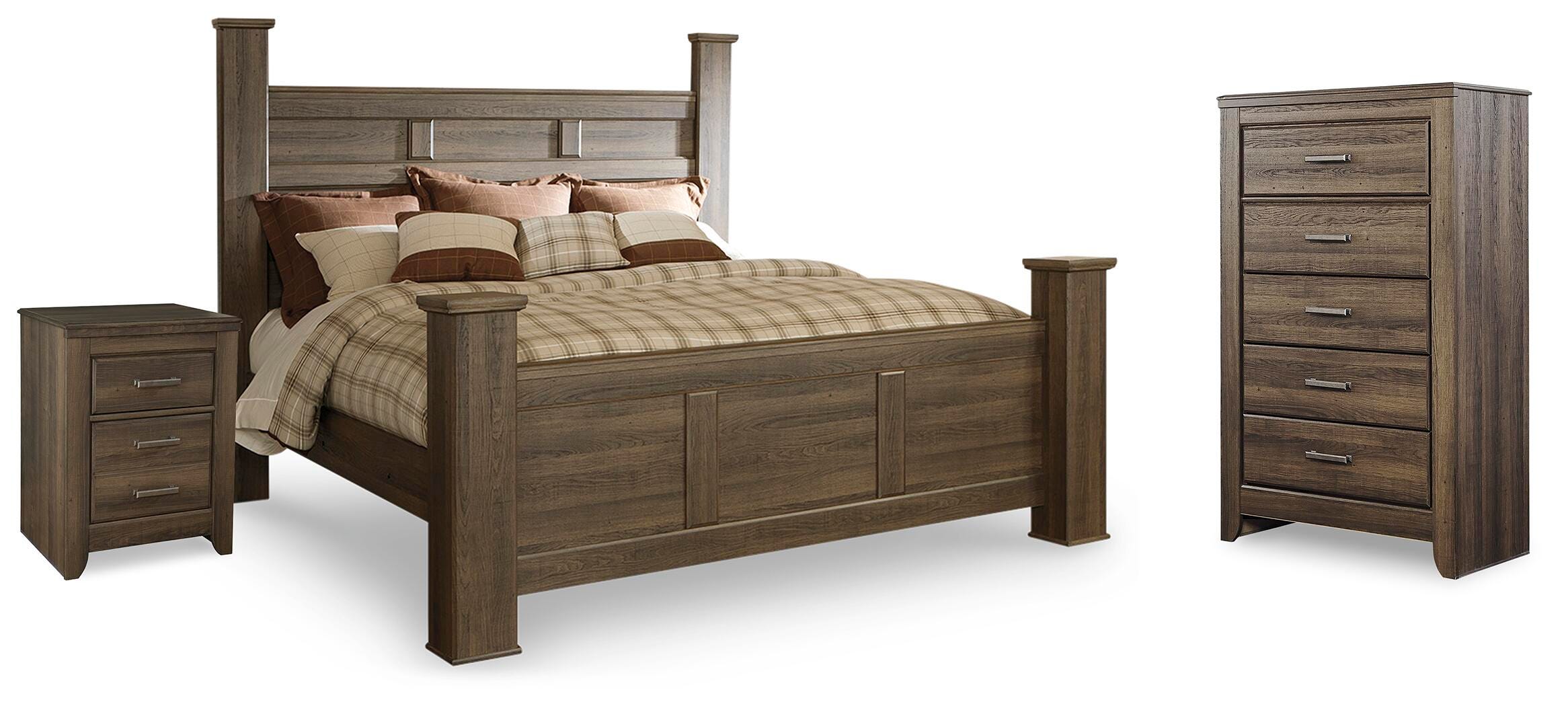 Cama King Juararo, cómoda y mesita de noche - image 1