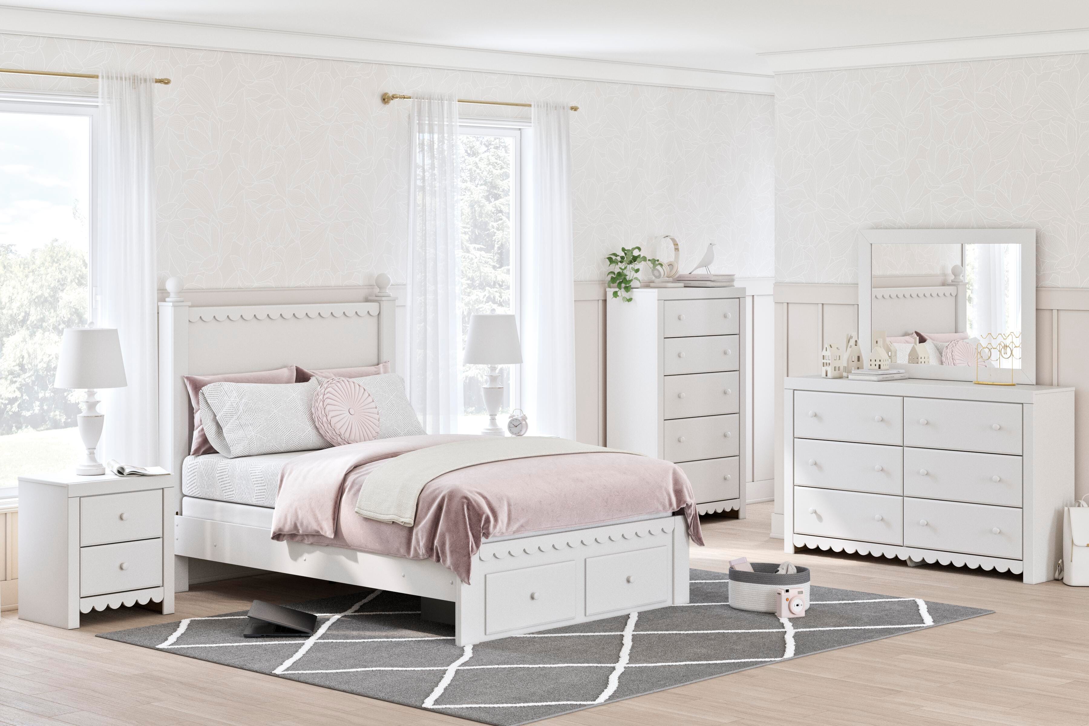 Mollviney Dresser and Mirror, , large