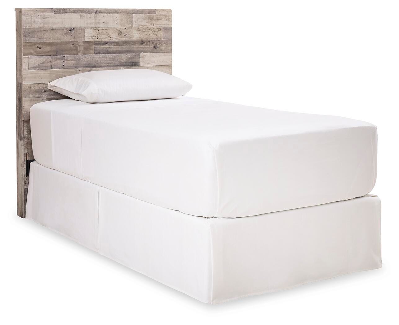 Effie Twin Panel Headboard, Whitewash, large