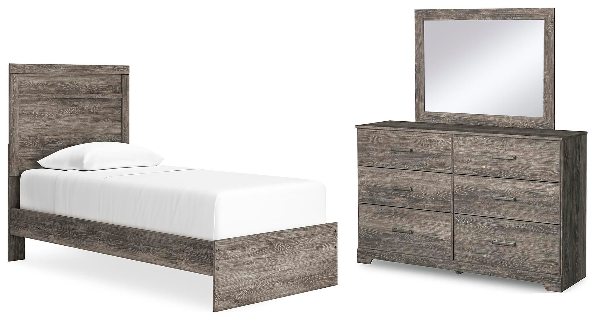 Cama doble, cómoda y espejo Ralinksi - image 1