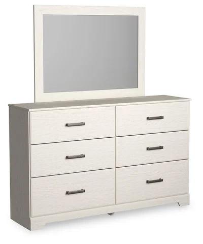 signature design by ashley exquisite 6 drawer dresser with mirror Amazon.com: Signature Design by Ashley Anarasia Dresser and Mirror Set, 6- Drawer Bedroom Dresser with Mirror, Engineered Wood (MDF/particleboard), Traditional Louis Philippe Style Storage, Cottage White : Home & Kitchen