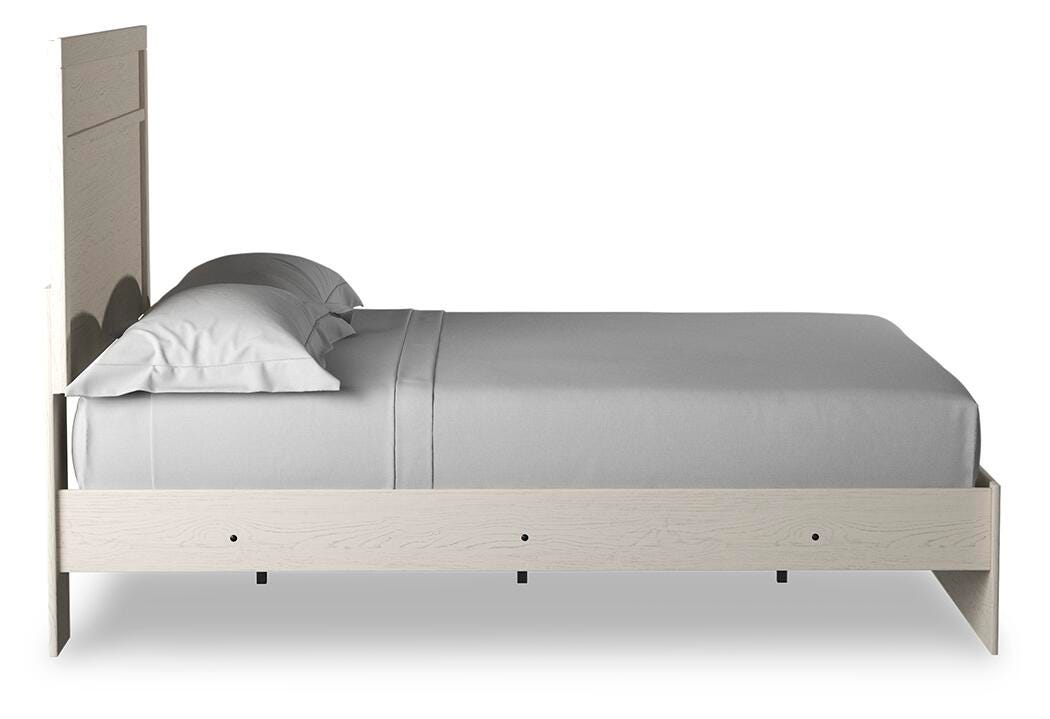 Stelsie Queen Panel Bed, White, large