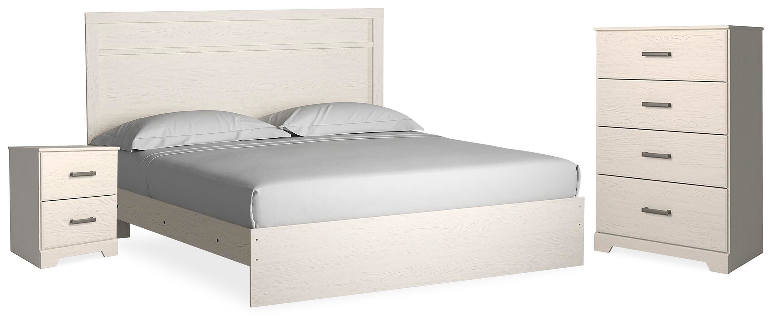 Juego de cama, cómoda y mesita de noche Stelsie King - image 1