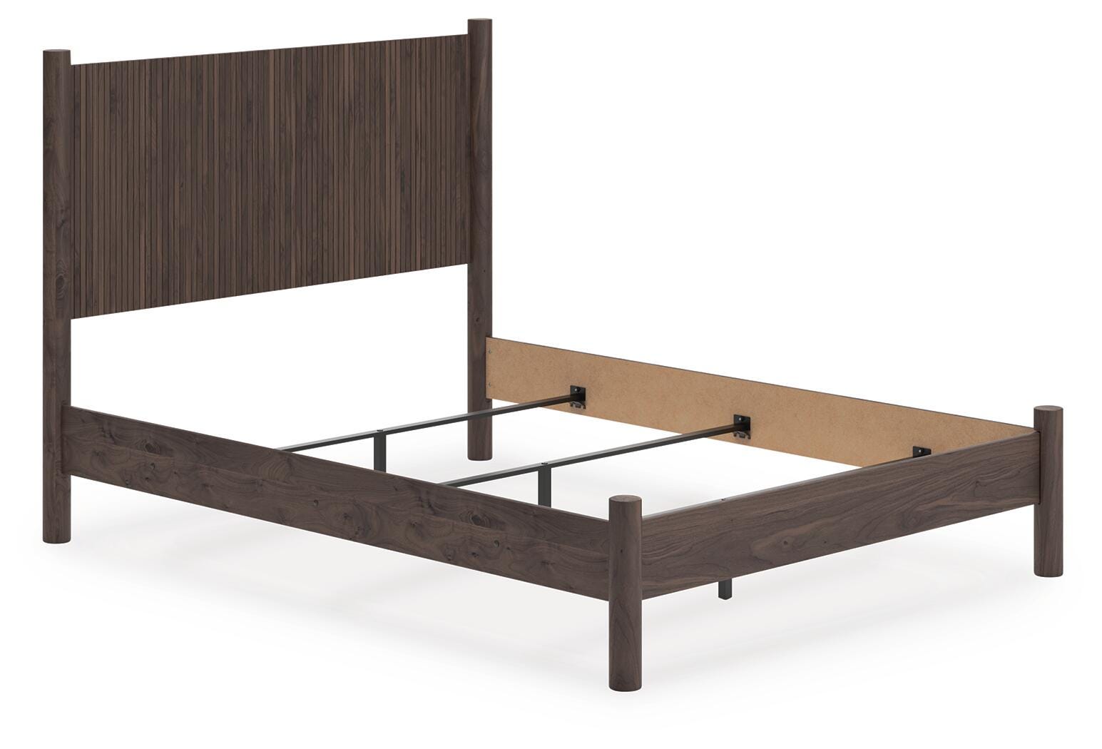 Cadmori Queen Panel Bed, Brown, rollover