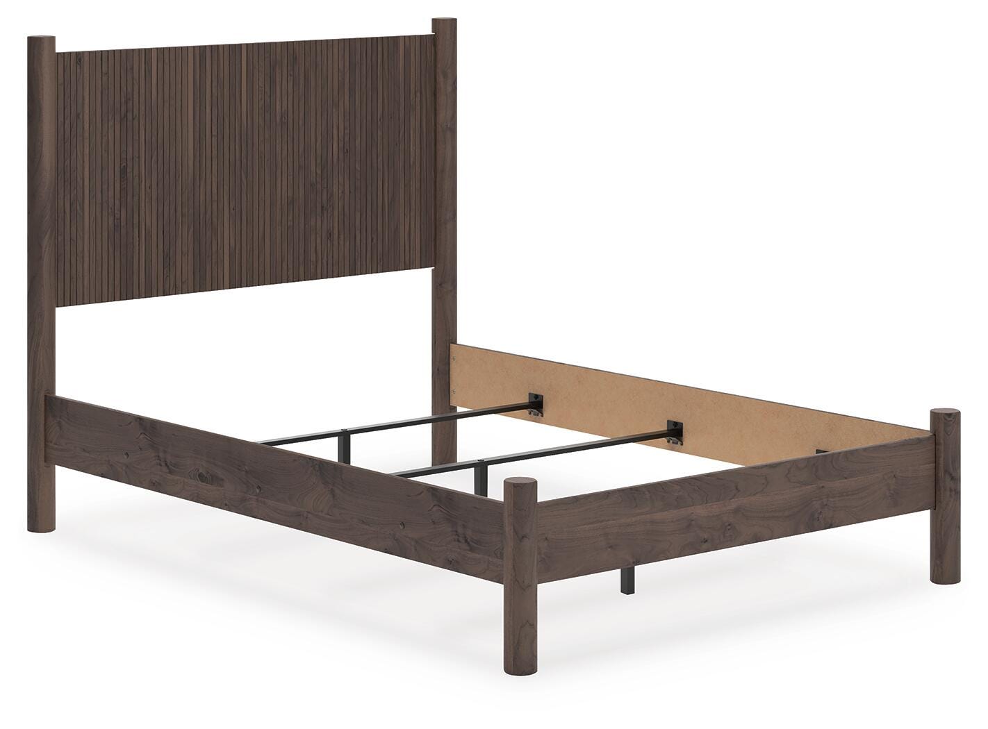 Cadmori Full Panel Bed, Brown, rollover