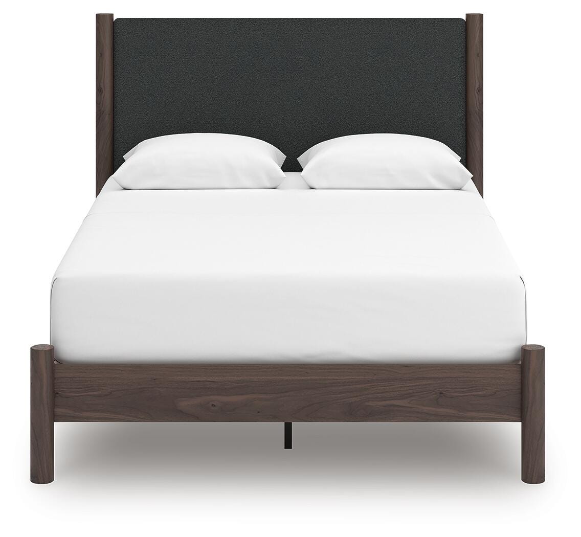 Cadmori Queen Upholstered Panel Platform Bed - image 3