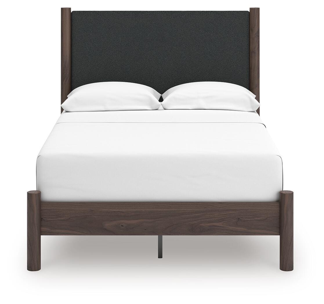 Ashley Cadmori Upholstered Panel Platform Bed - Thumbnail 2