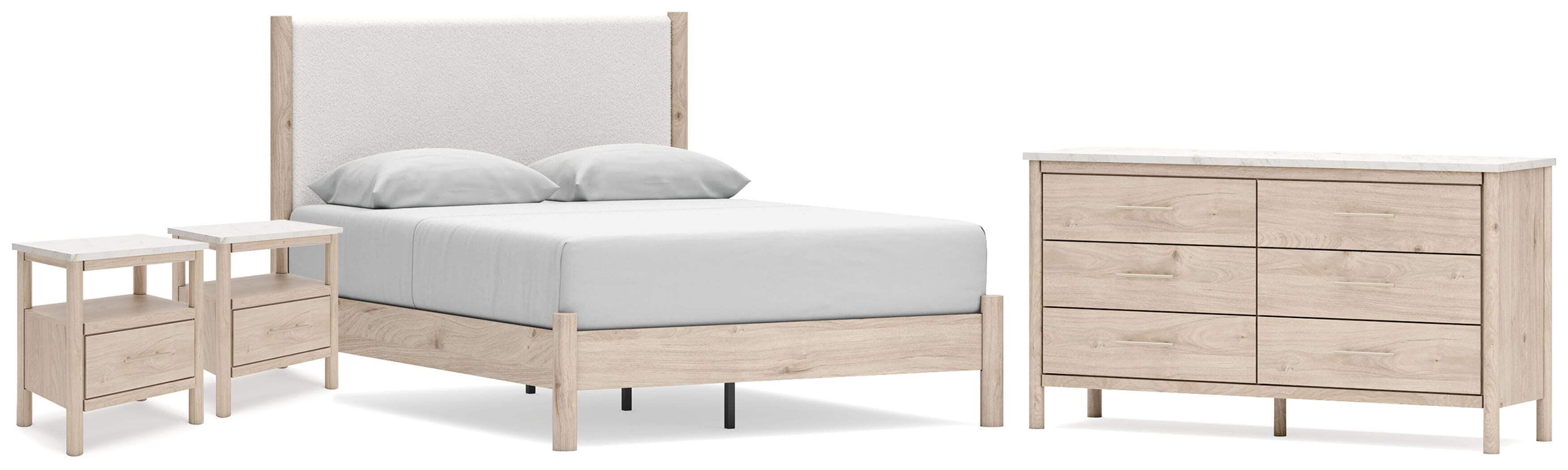 Cadmori Queen Panel Bed, Dresser and 2 Nightstands - image 1