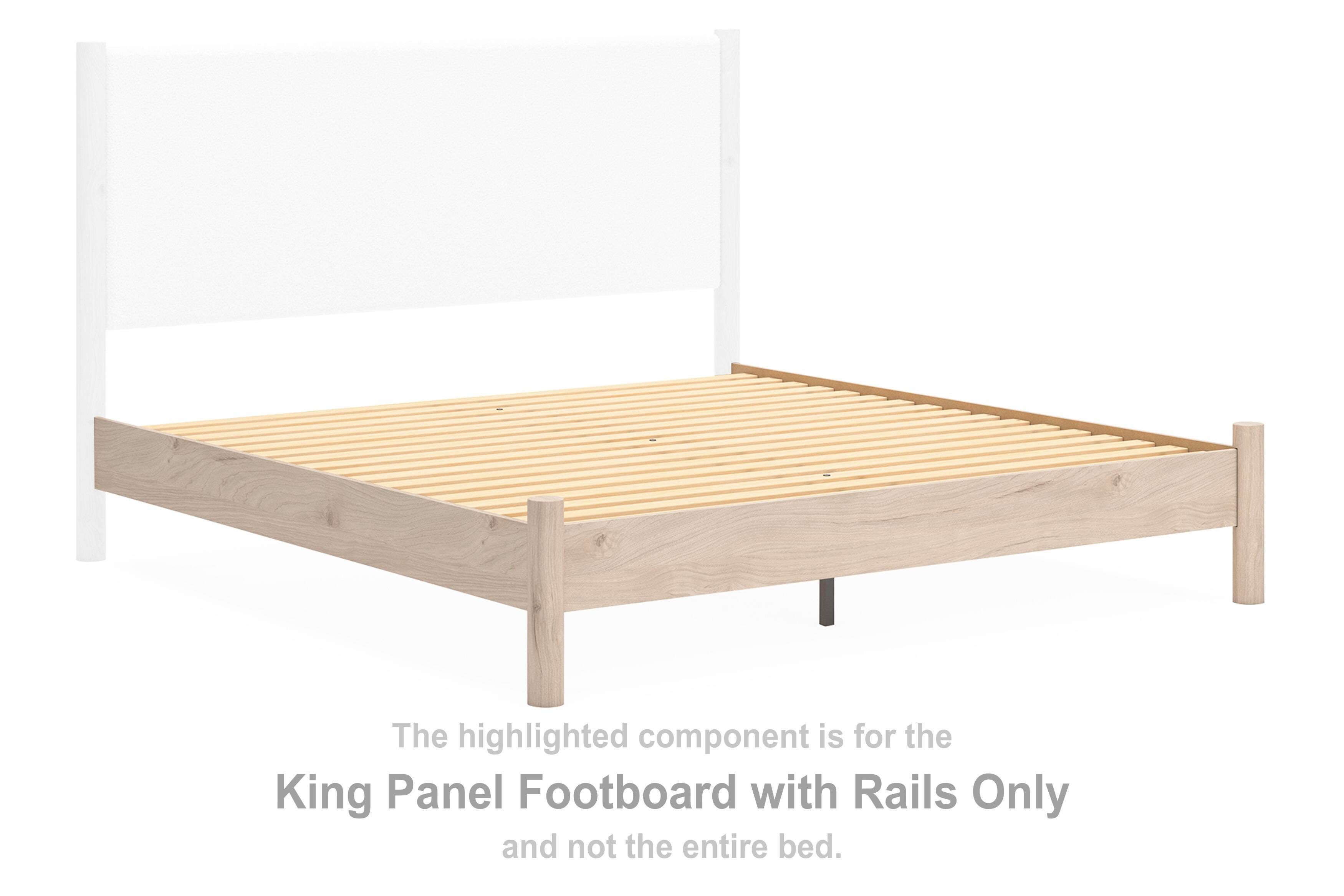 Cadmori King Panel Footboard with Rails, , large