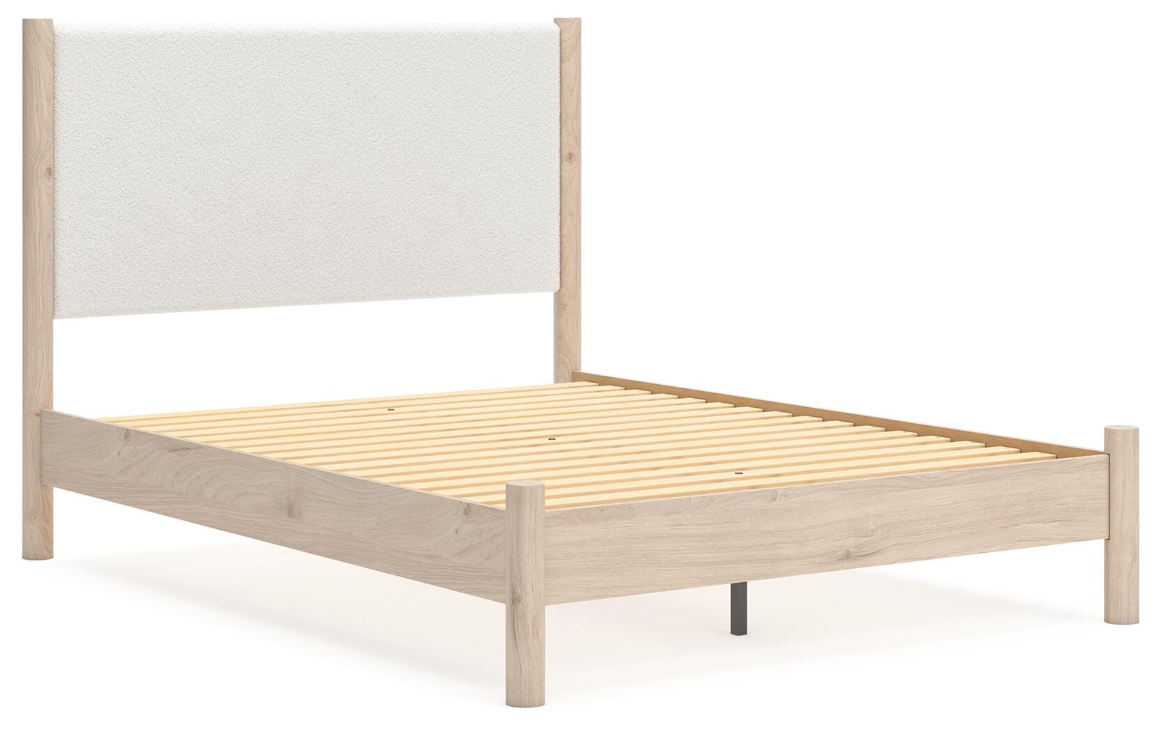 Cama con panel Queen, cómoda, espejo y mesita de noche Cadmori - image 11