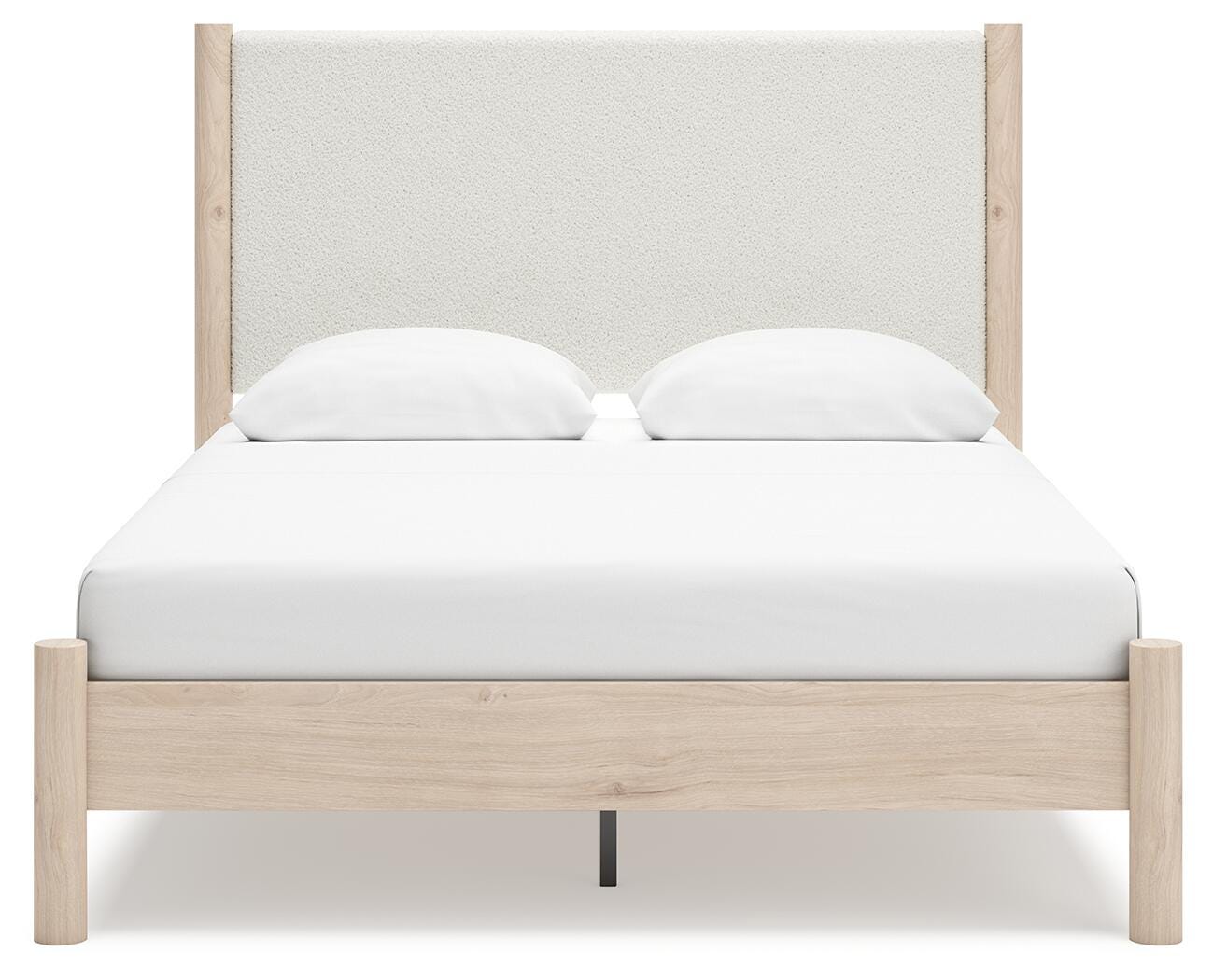 Cama con panel Queen, cómoda, espejo y mesita de noche Cadmori - image 7