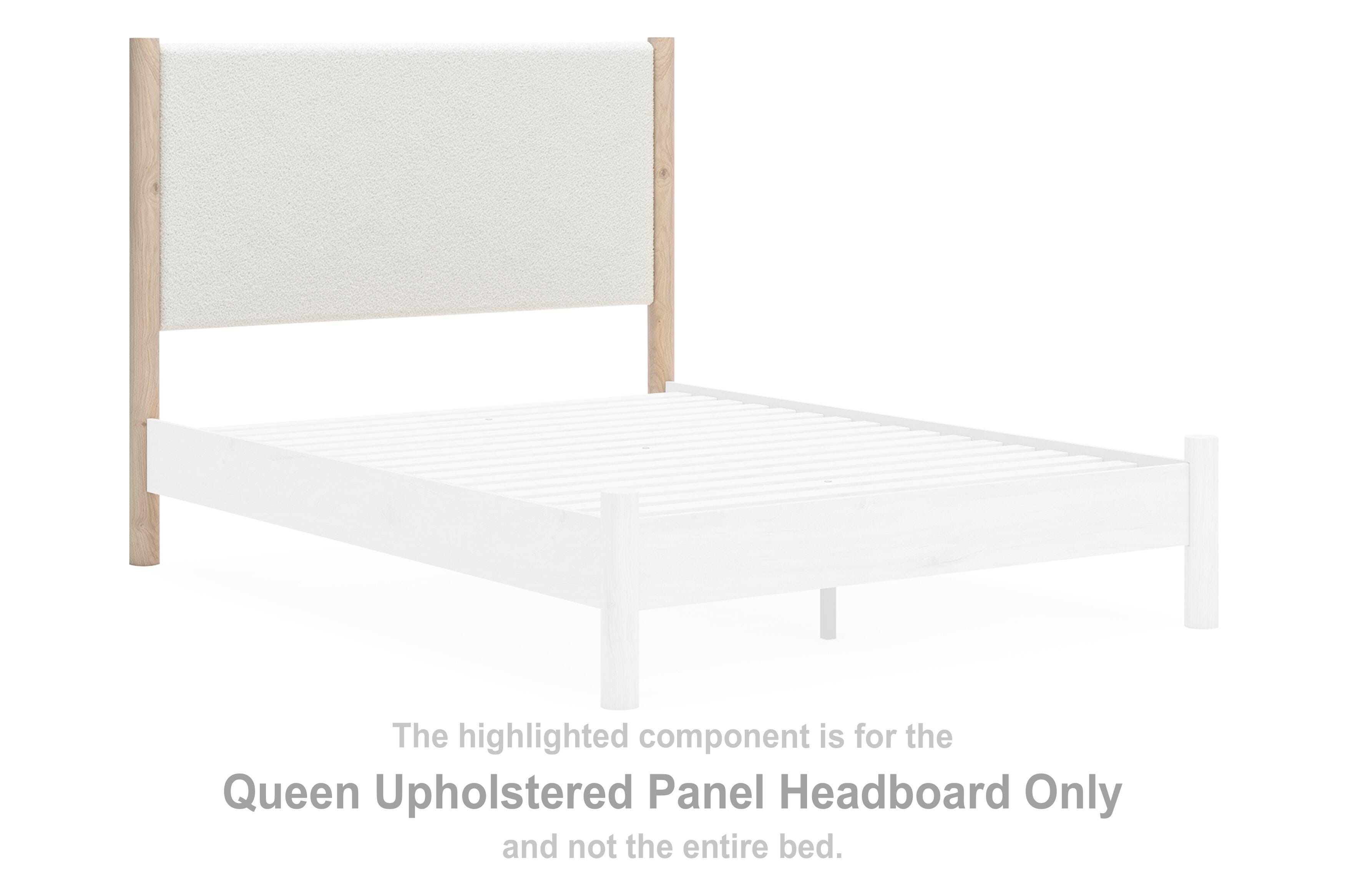 Cadmori Queen Upholstered Panel Headboard, , large