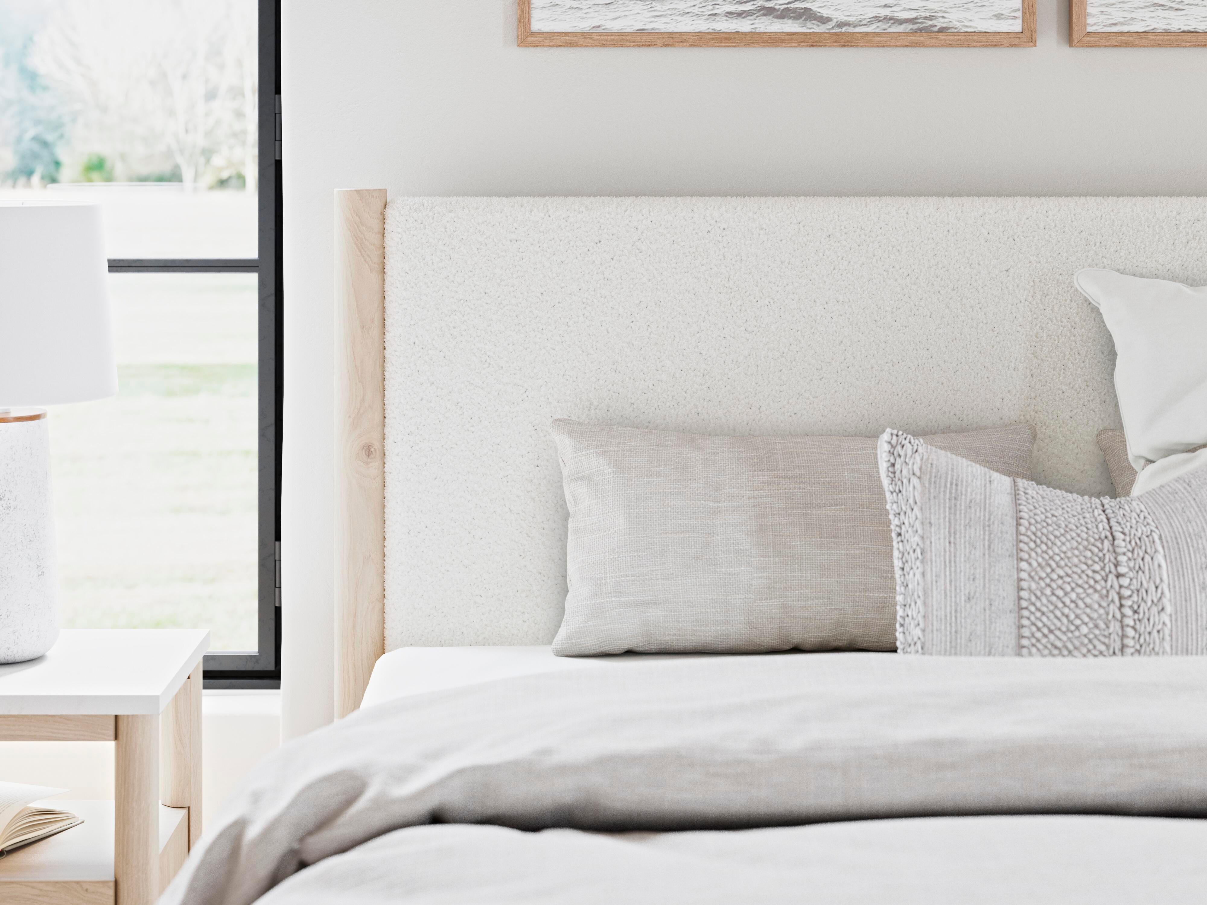 Cama tapizada Cadmori King con panel - image 9