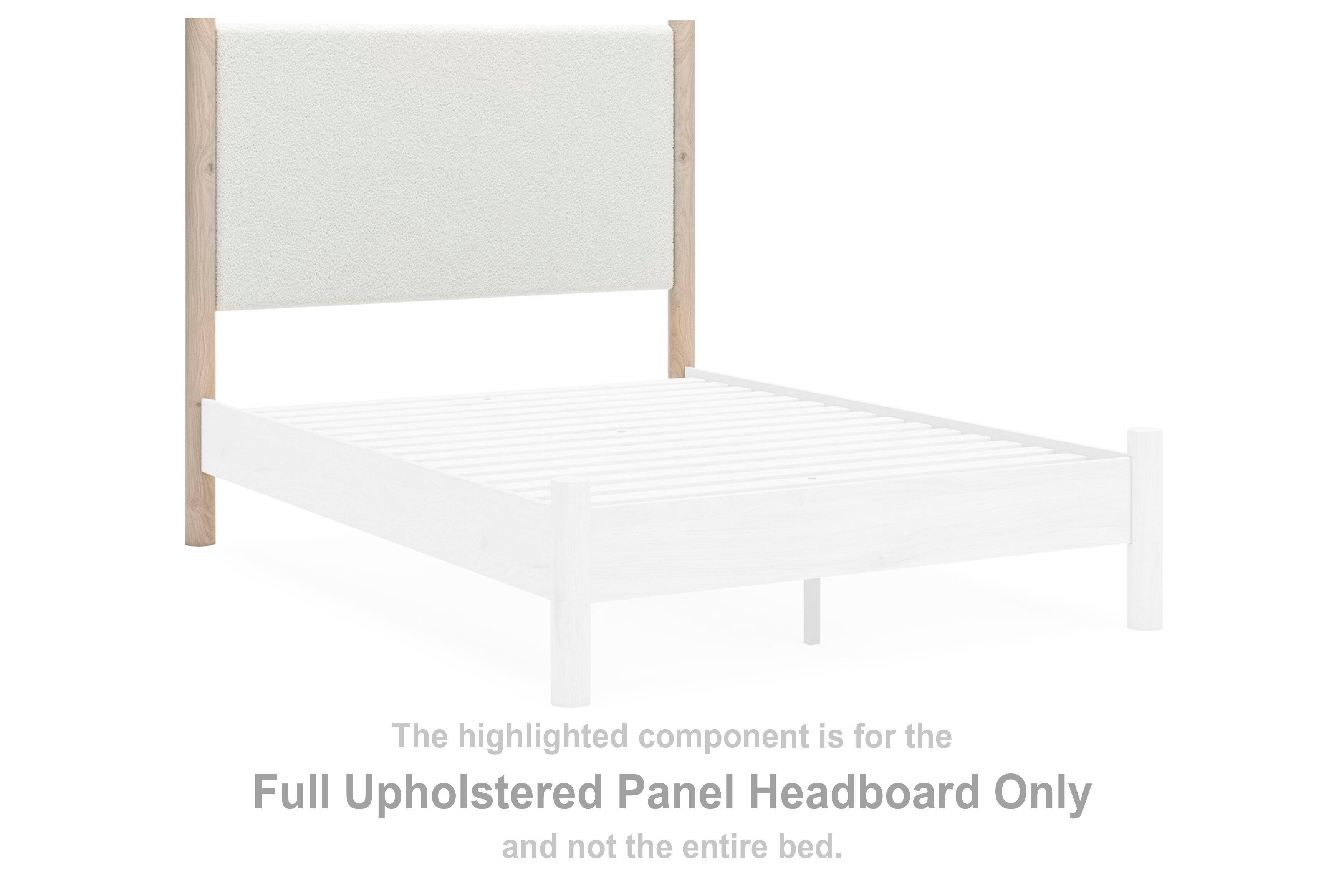 Cadmori Full Upholstered Panel Headboard, , large