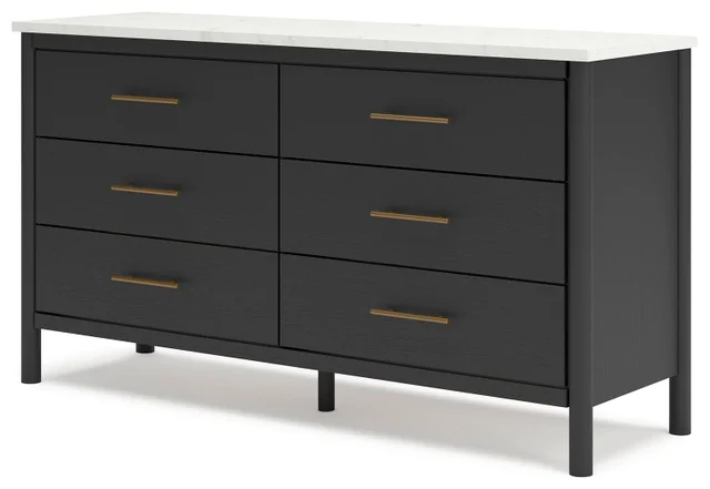 Cadmori - Six Drawer Dresser - Black Cadmori - Six Drawer Dresser - Black