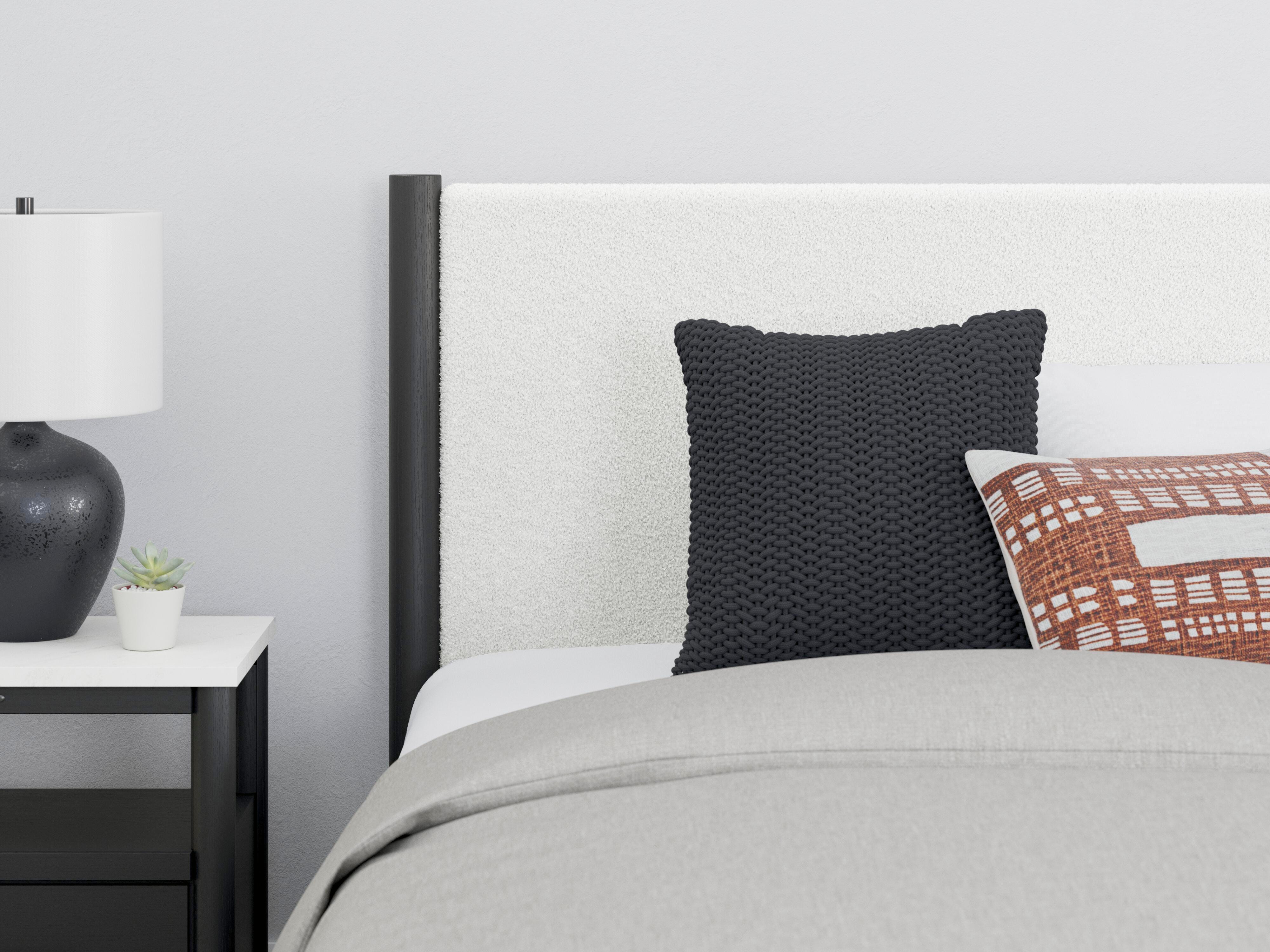 Cadmori Queen Upholstered Panel Bed - image 9