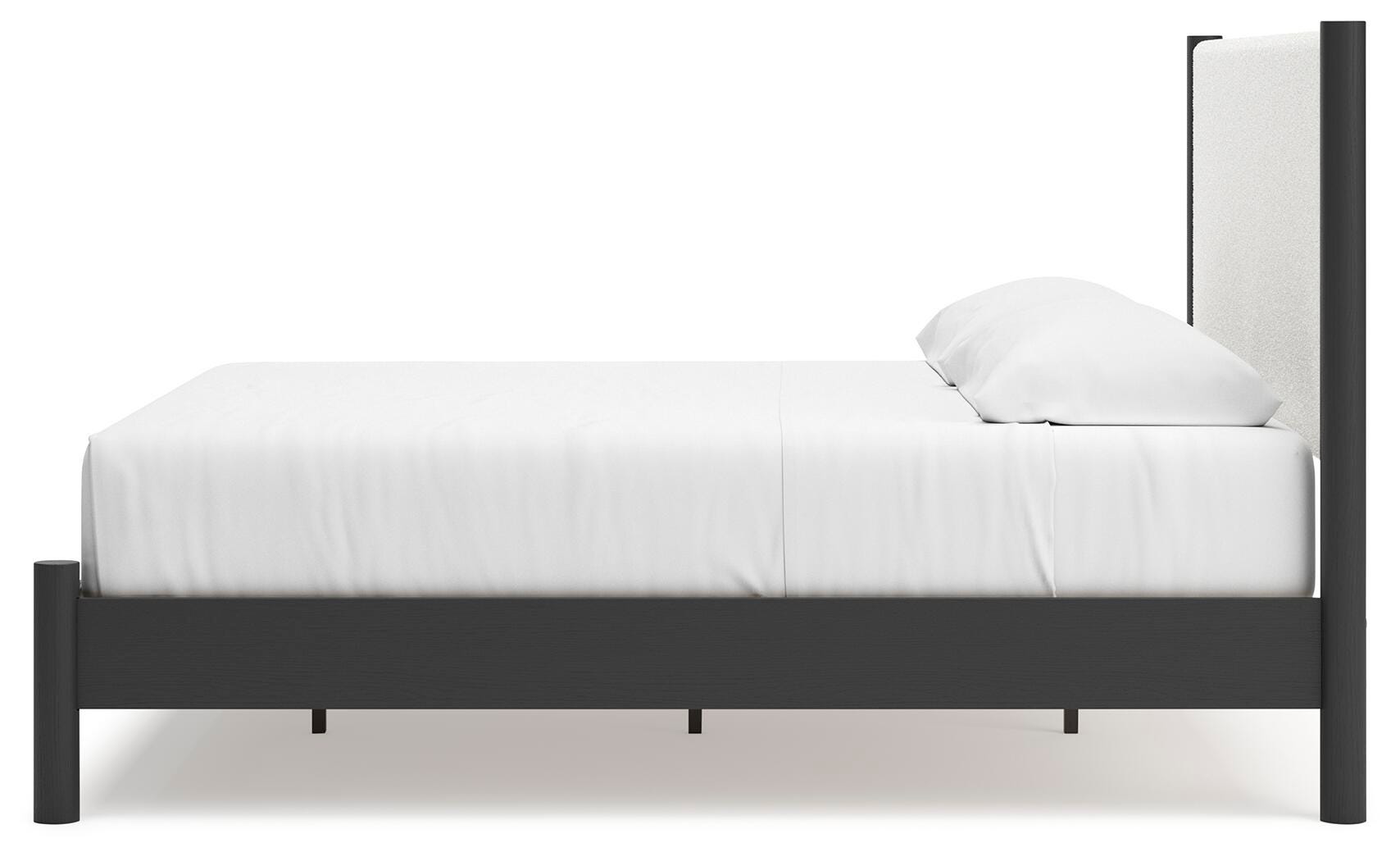 Cadmori King Cama de panel tapizada, cómoda y espejo - image 12